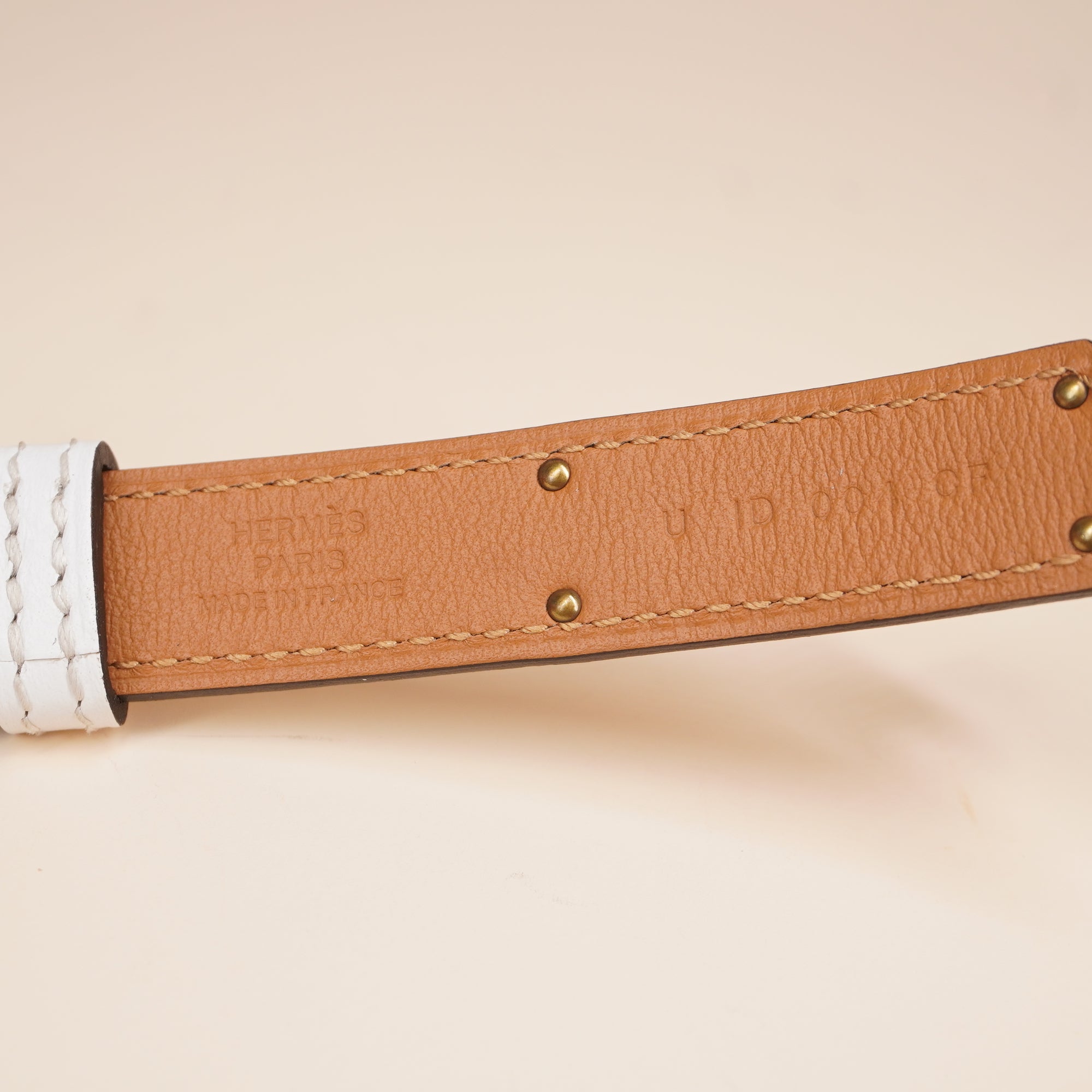 PRE-OWNED Kelly 18 White Belt