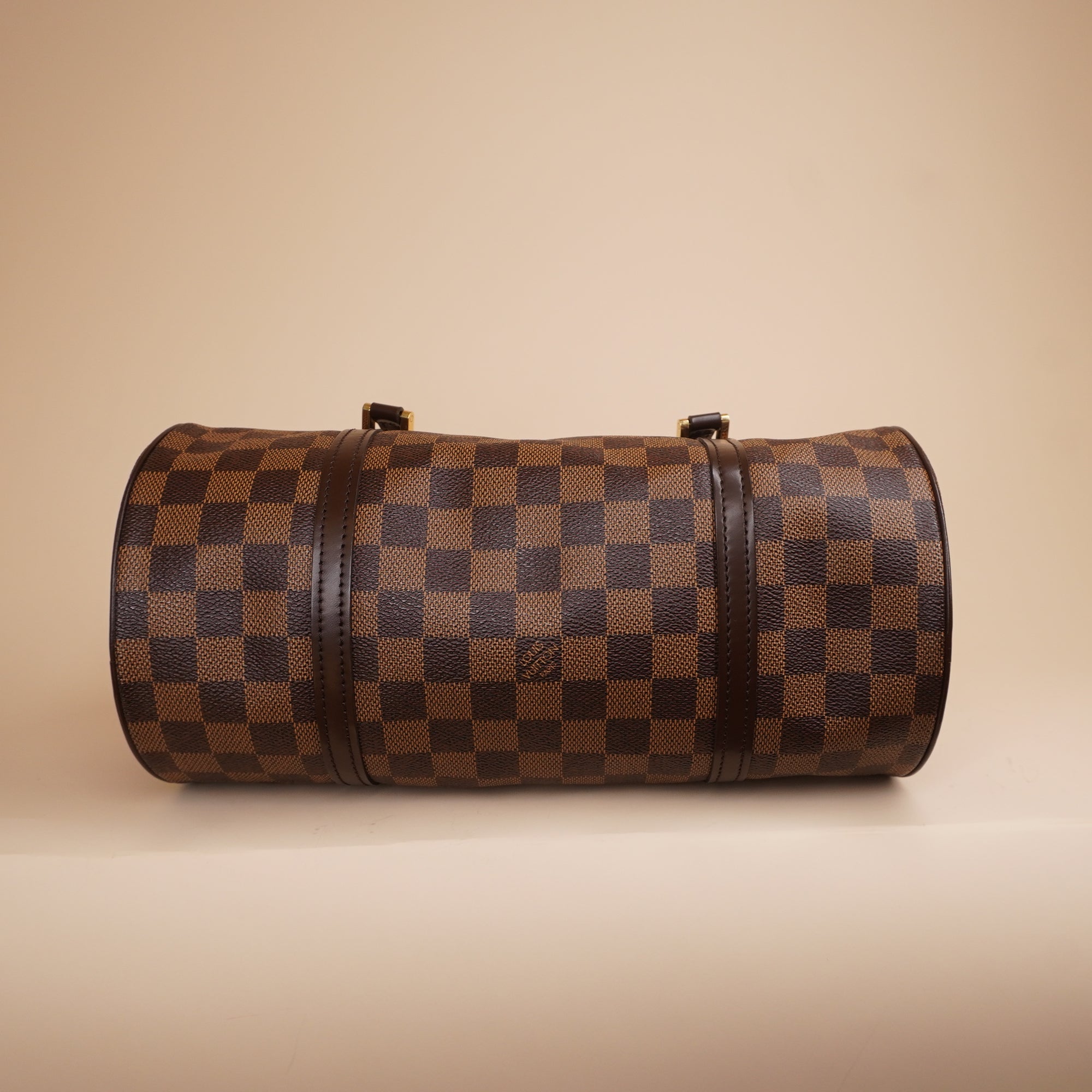 PRE-OWNED LV Damier Canvas Papillon 30 Bag with Pochette