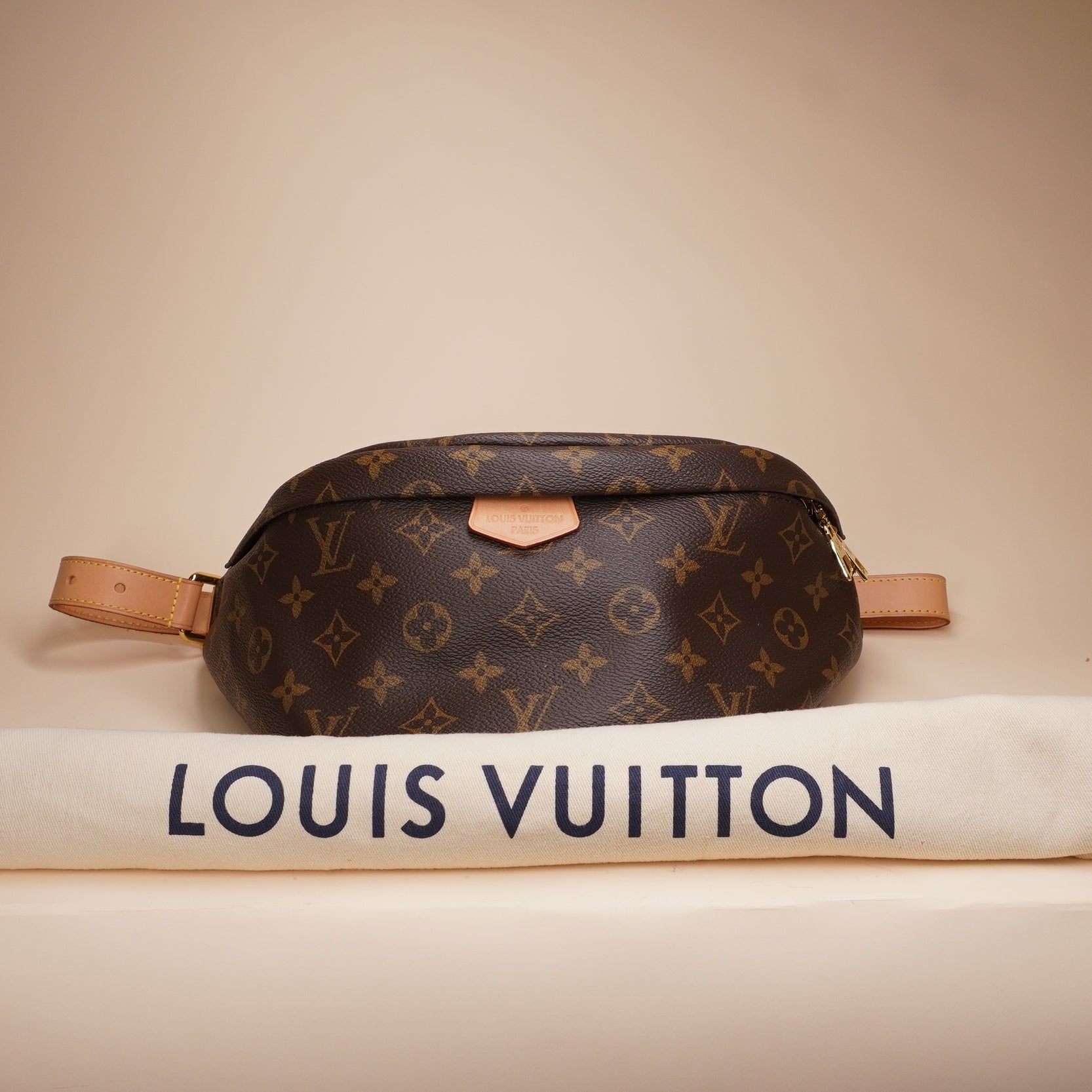 PRE-OWNED LV Monogram Canvas Bumbag Belt Bag