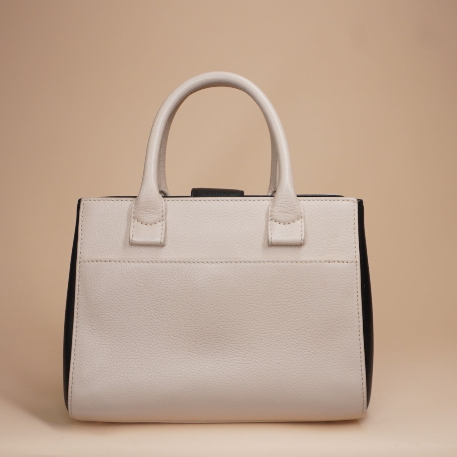 PRE-OWNED CC Bicolor Small Neo Executive Tote Shoulder Bag