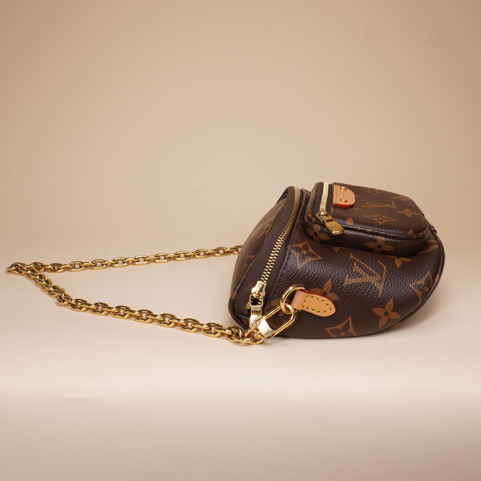 PRE-OWNED LV Monogram Canvas Mini Bumbag Crossbody Bag