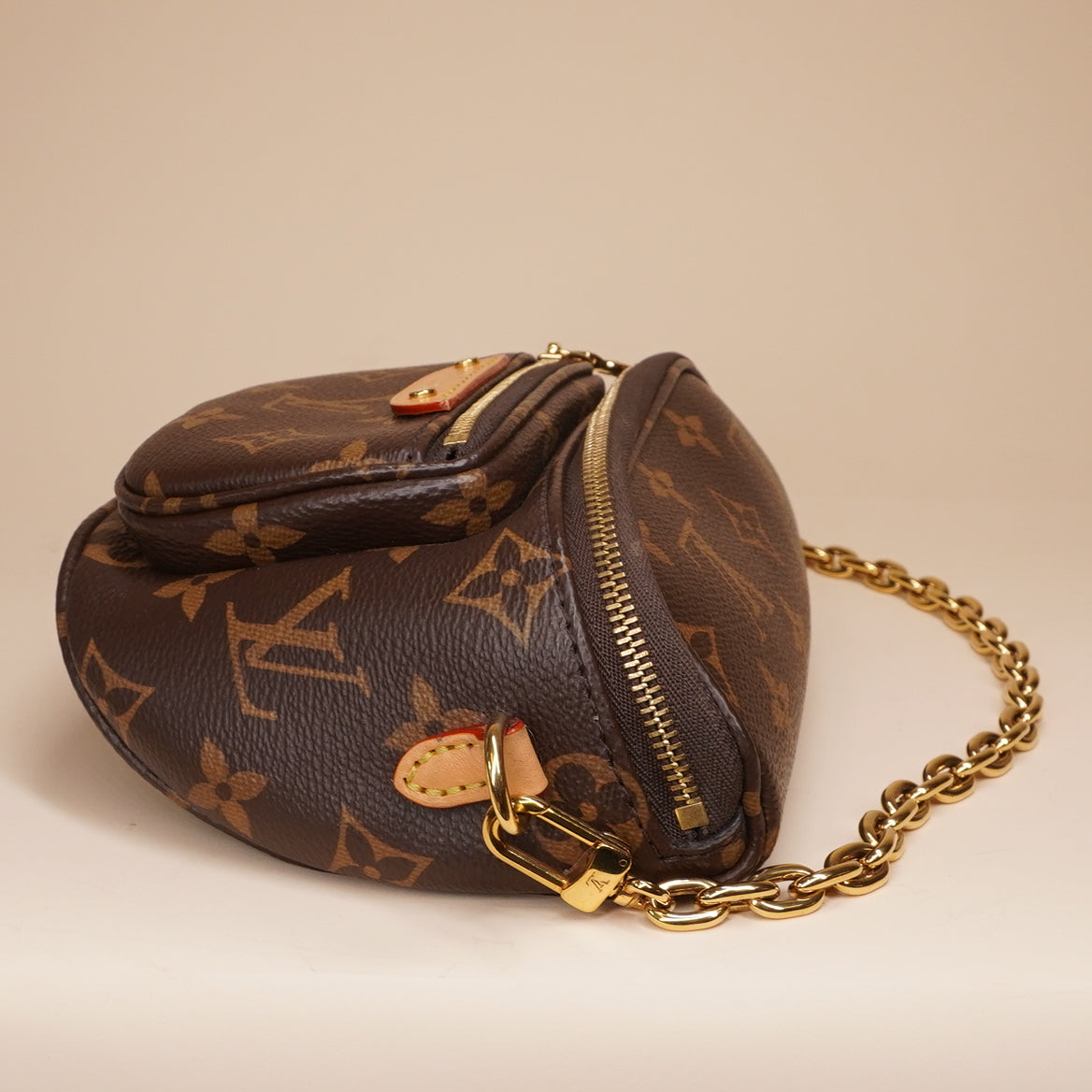 PRE-OWNED LV Monogram Canvas Mini Bumbag Crossbody Bag
