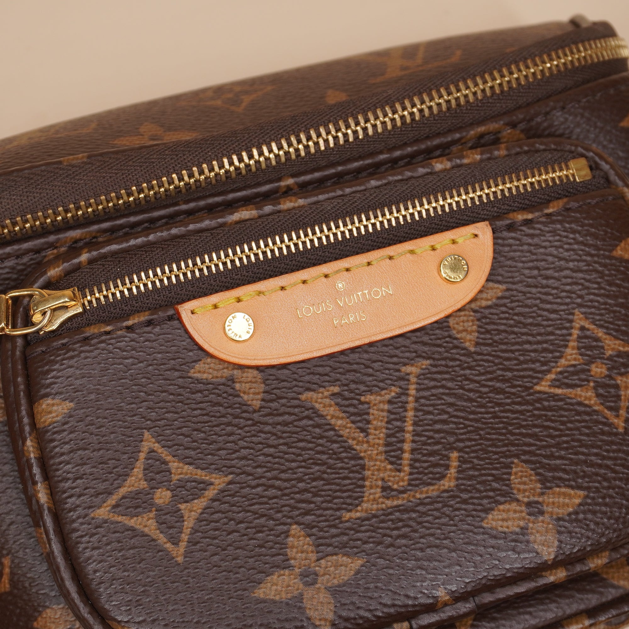 PRE-OWNED LV Monogram Canvas Mini Bumbag Crossbody Bag