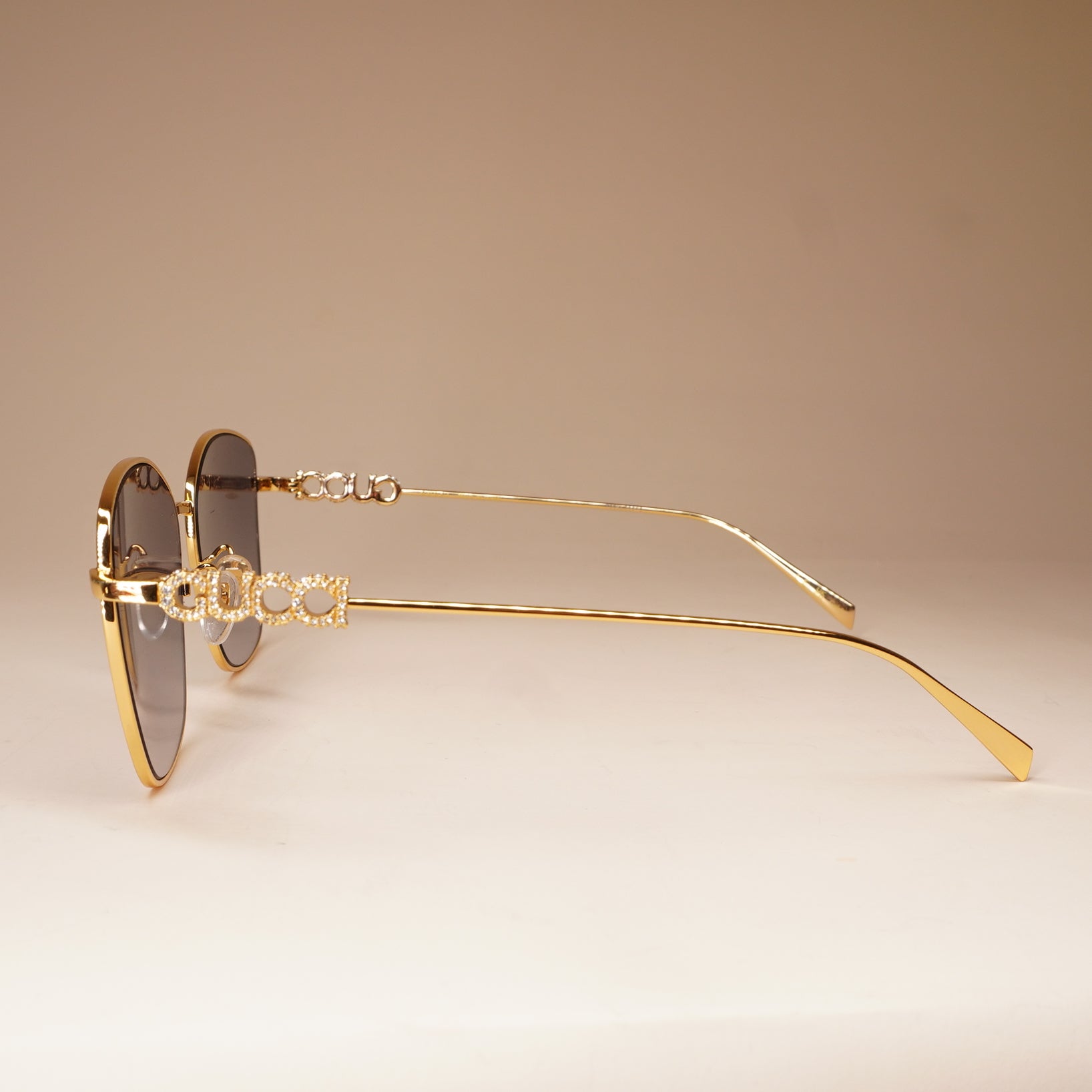 PRE-OWNED GG Low Bridge Fit Butterfly Sunglasses