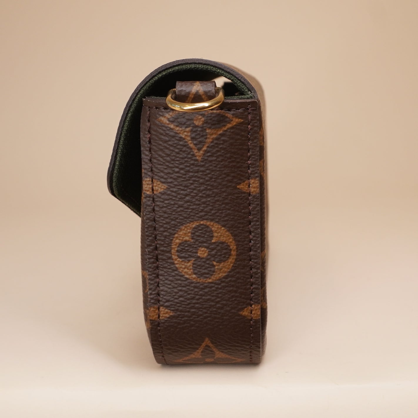 PRE-OWNED LV Felicie Strap & Go Bag in Brown Canvas