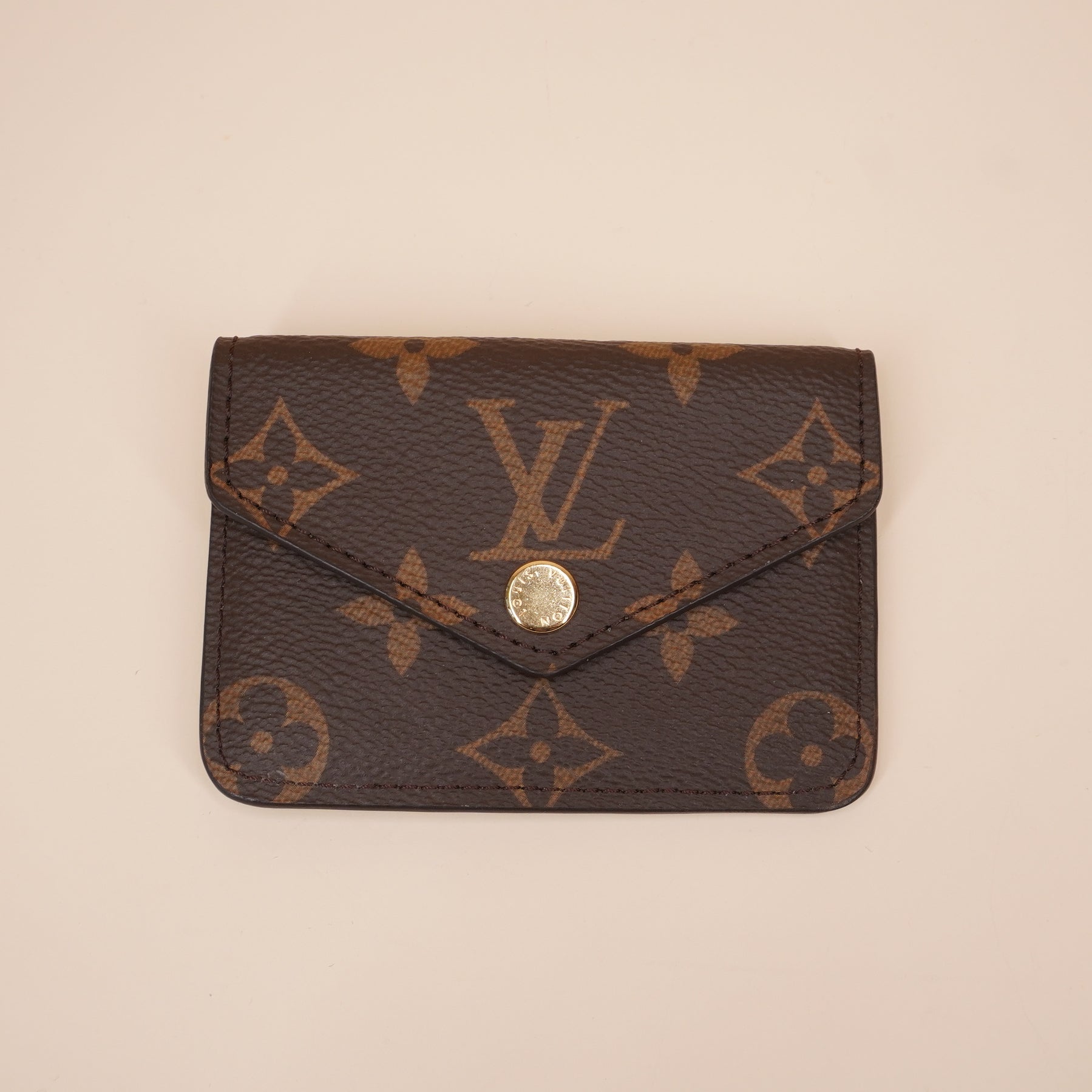 PRE-OWNED LV Felicie Strap & Go Bag in Brown Canvas