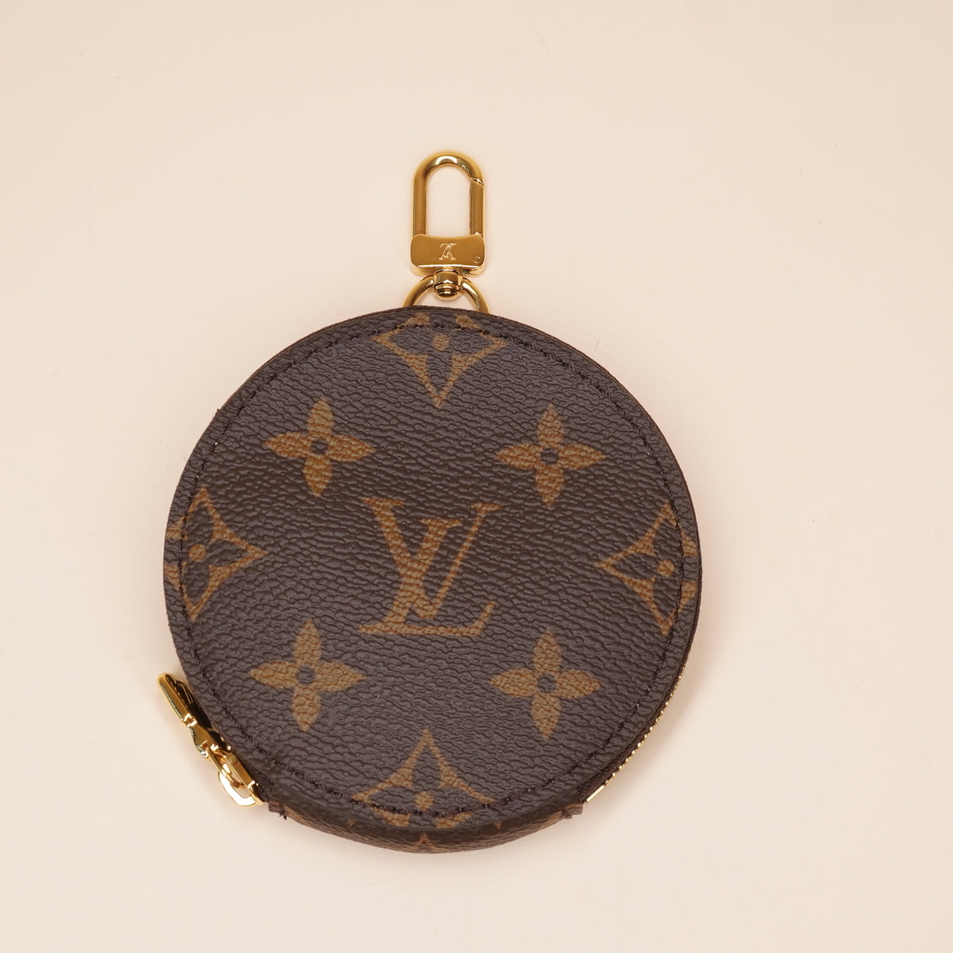 PRE-OWNED LV Monogram Multi Pochette Accessories Khaki