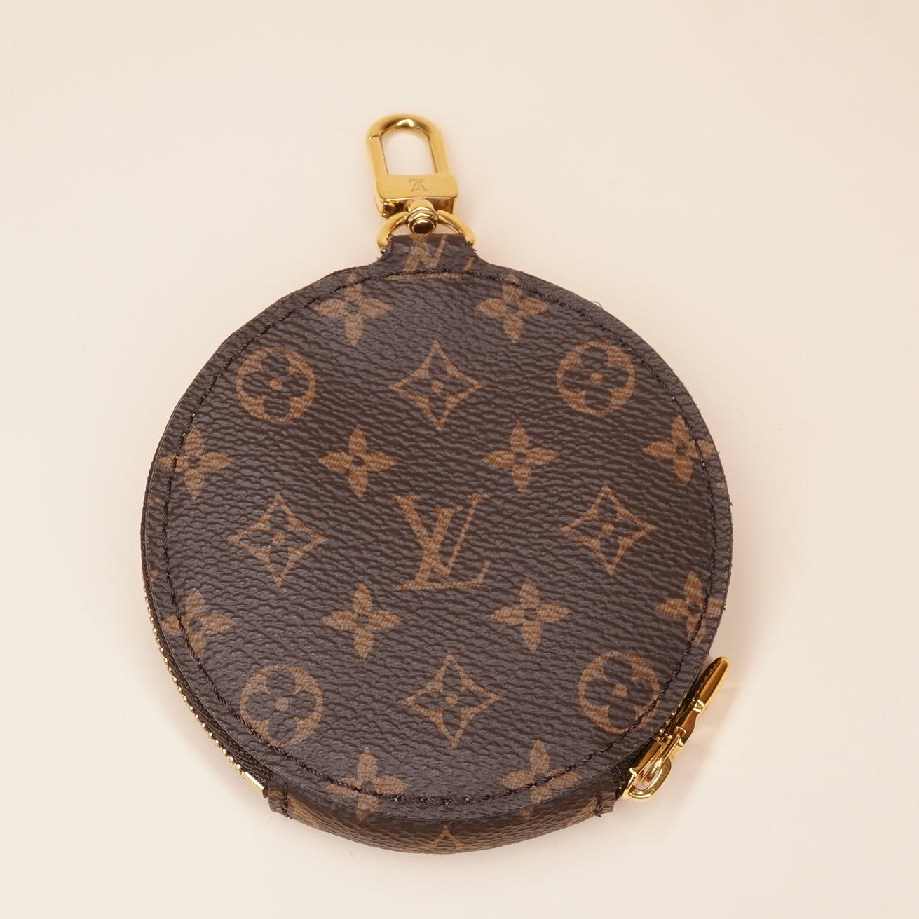 PRE-OWNED LV Monogram Multi Pochette Accessories Khaki