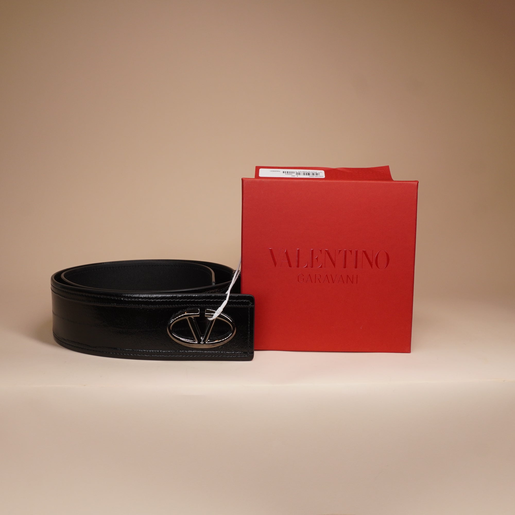 PRE-OWNED The Bold Edition VLogo EEL Belt 60mm