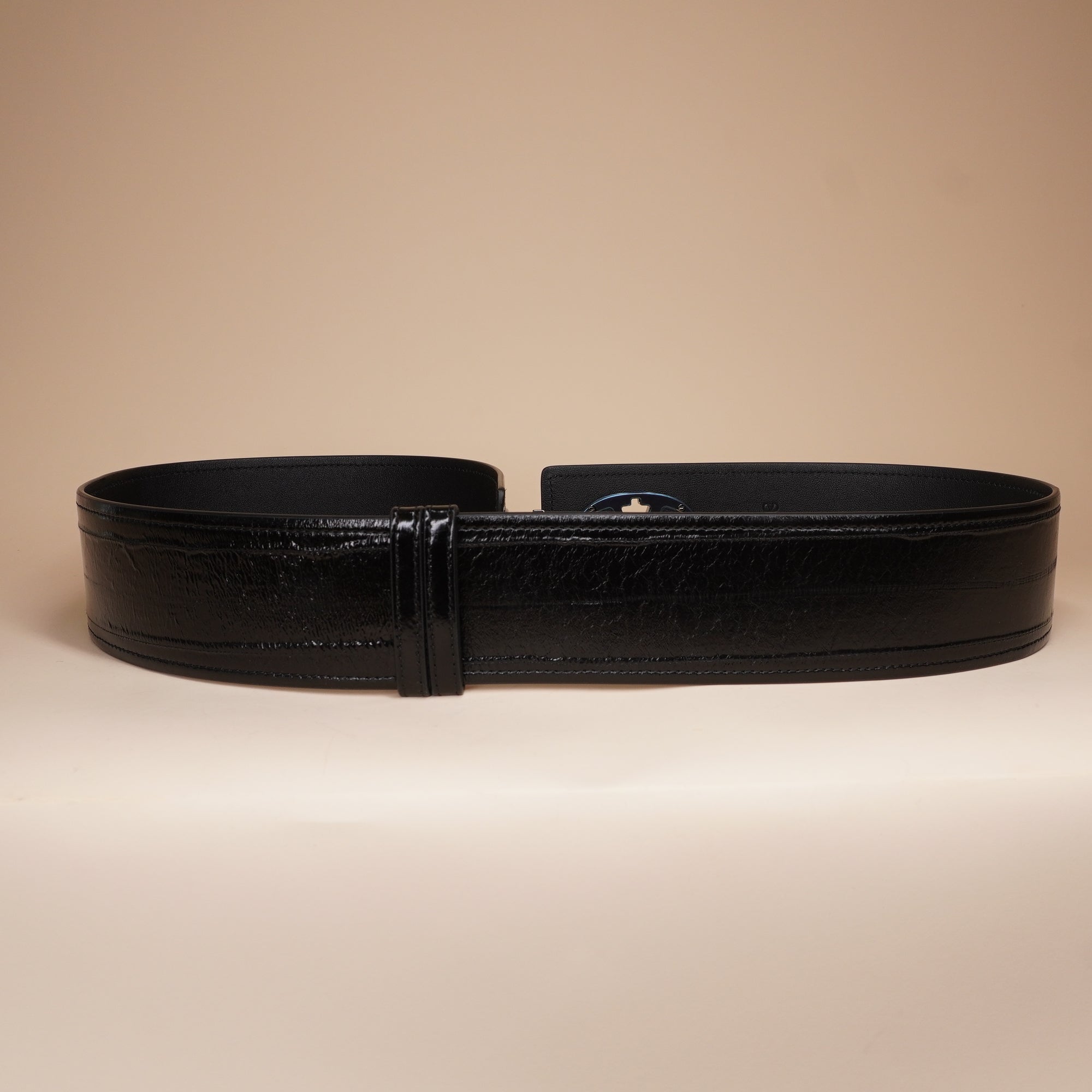 PRE-OWNED The Bold Edition VLogo EEL Belt 60mm