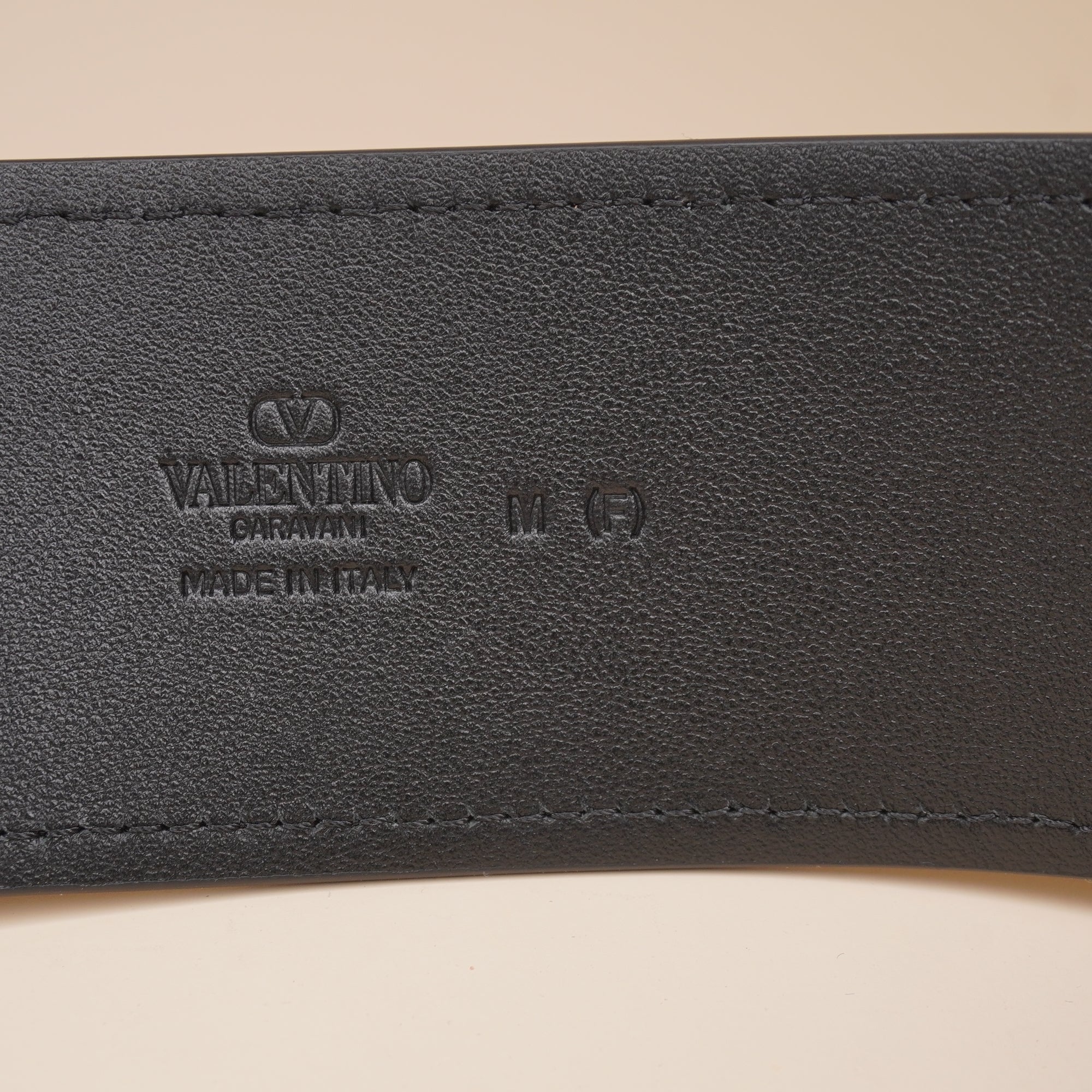 PRE-OWNED The Bold Edition VLogo EEL Belt 60mm