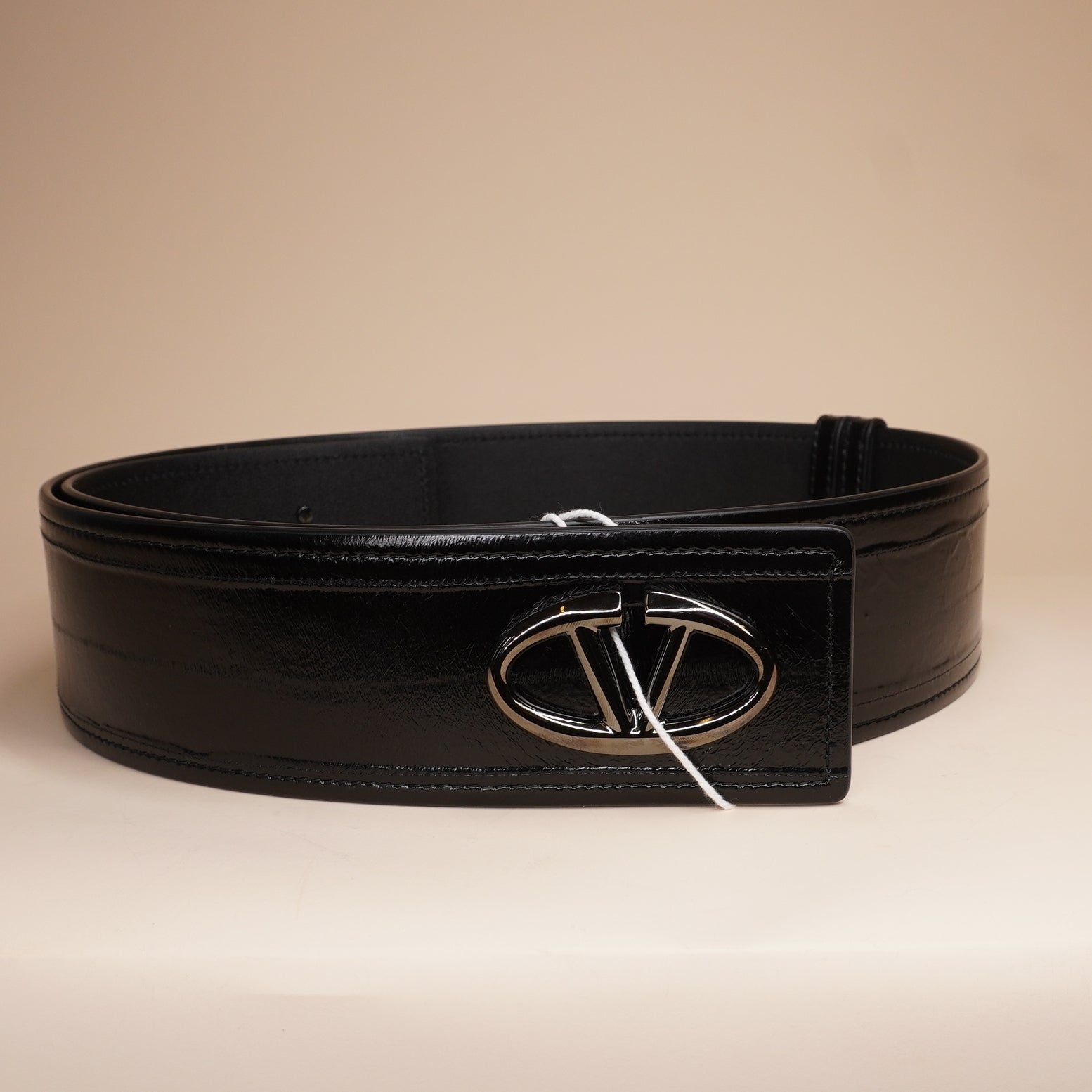 PRE-OWNED The Bold Edition VLogo EEL Belt 60mm