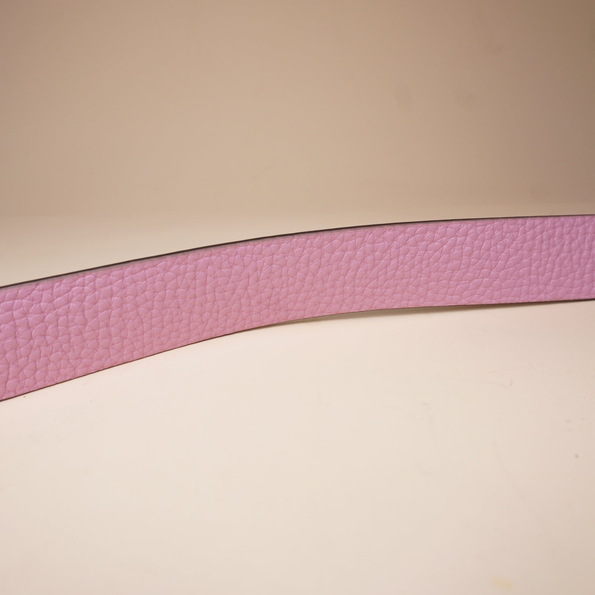 PRE-OWNED Gancini-buckle Reversible Belt In Pink