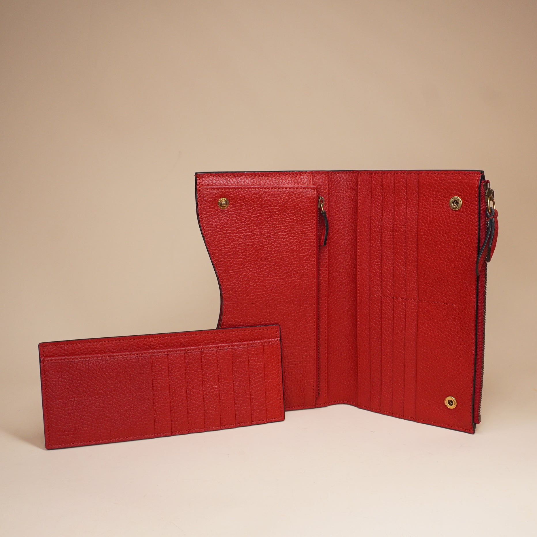PRE-OWNED GG L'Aveugle Par Amour Tiger Wallet