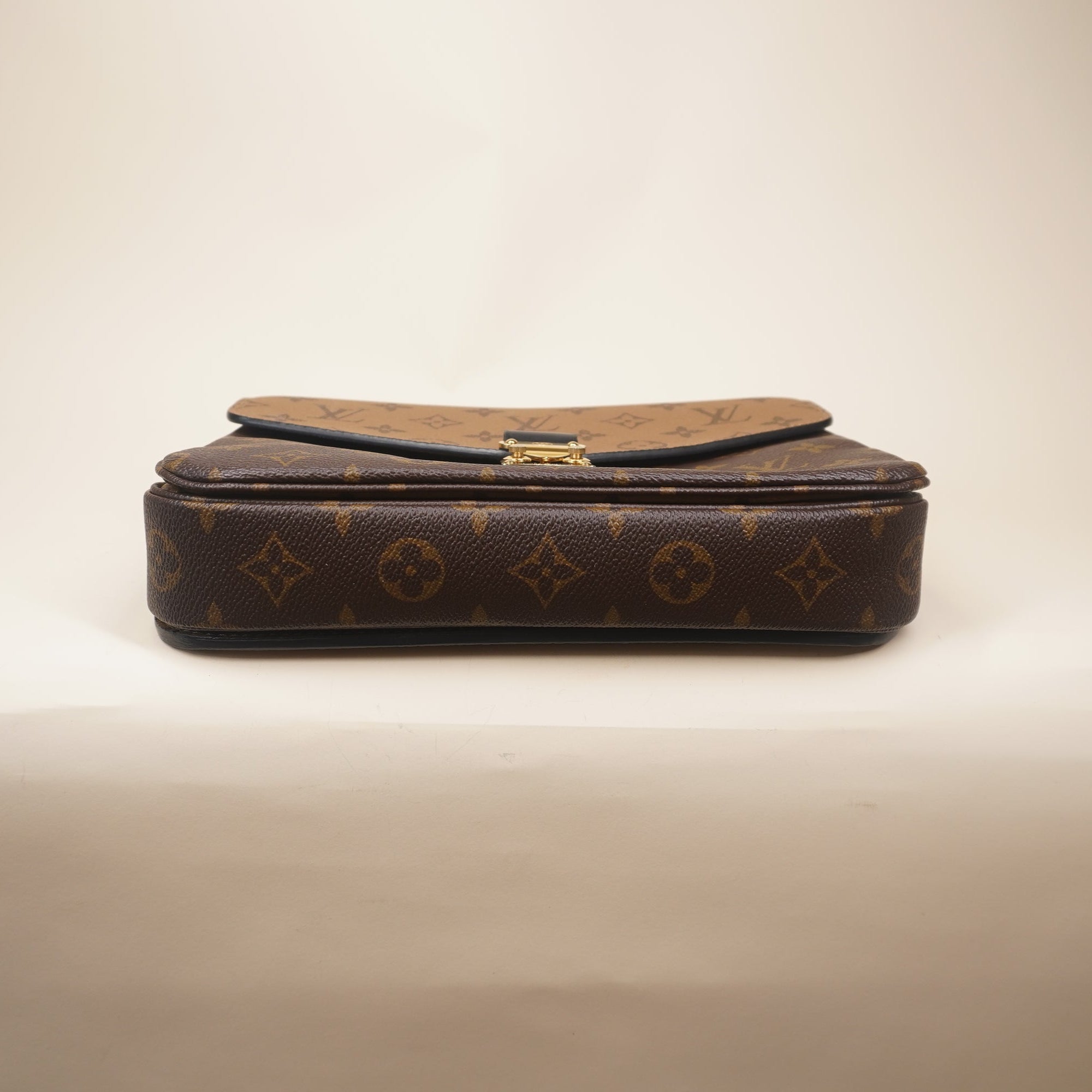 PRE-OWNED Reverse Monogram Pochette Metis Shoulder Bag