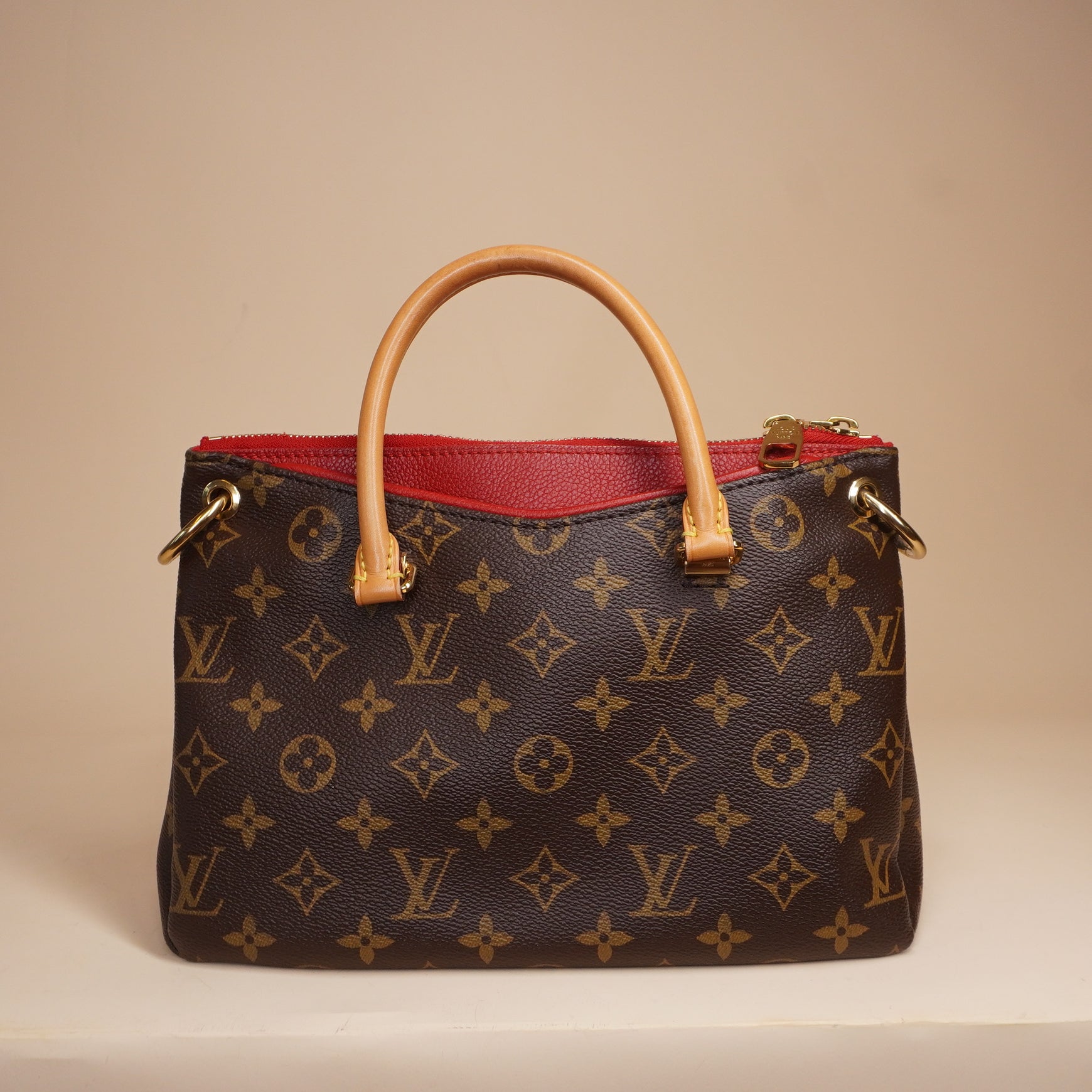 PRE-OWNED LV Monogram Canvas Pallas BB Shoulder Bag