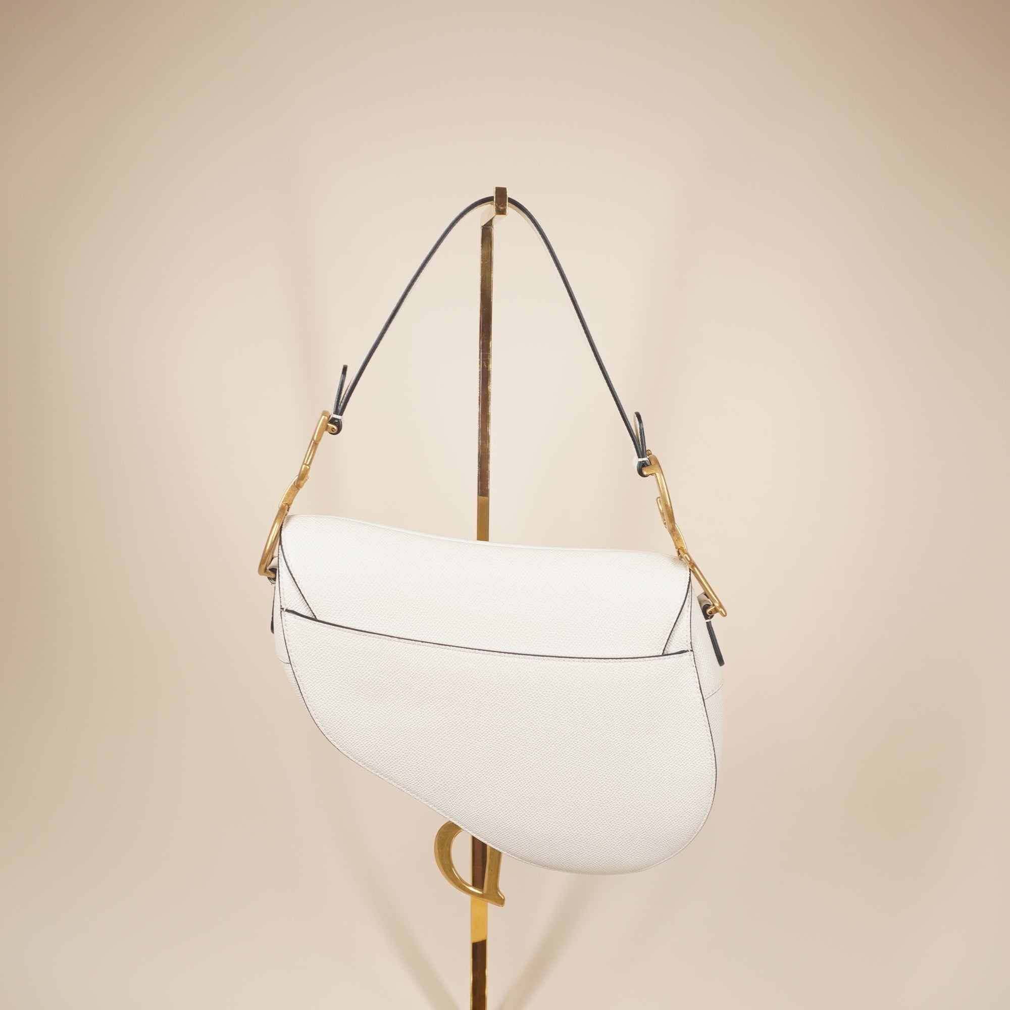 PRE-OWNED Dior Saddle White Handbag