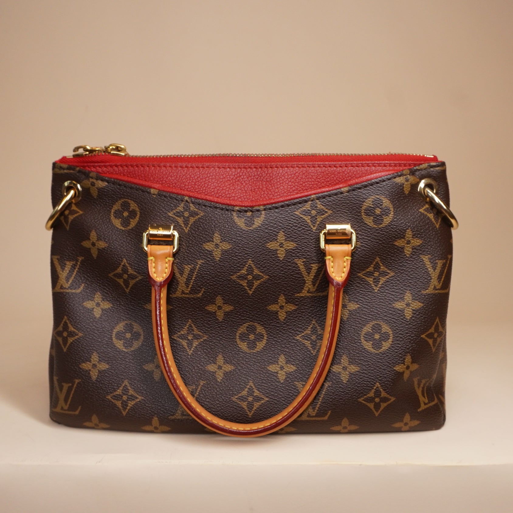 PRE-OWNED LV Monogram Canvas Pallas BB Shoulder Bag