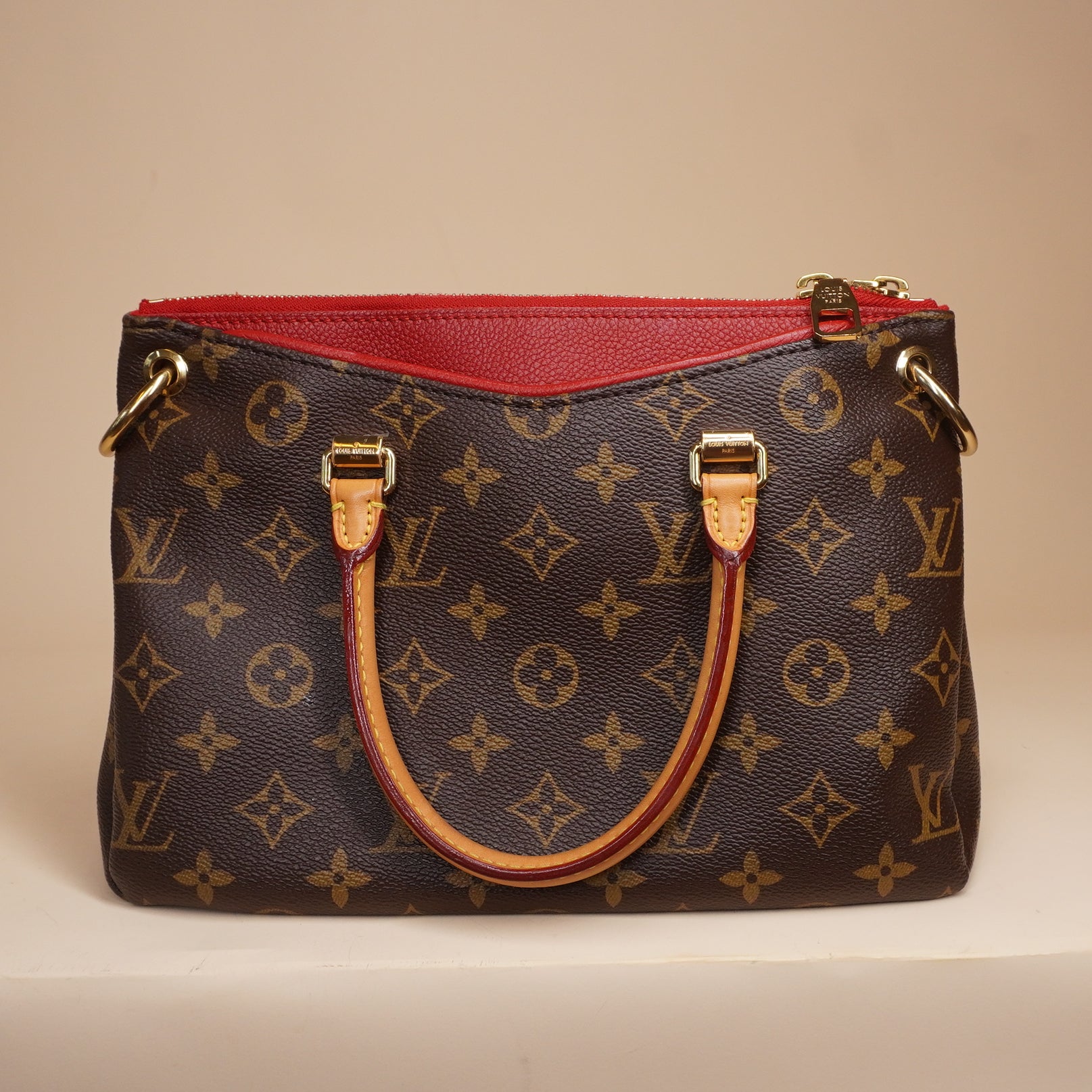 PRE-OWNED LV Monogram Canvas Pallas BB Shoulder Bag