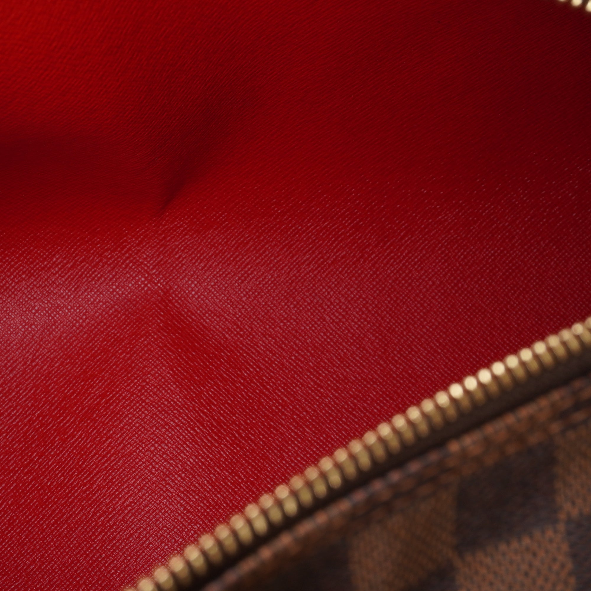 PRE-OWNED LV Damier Canvas Papillon 30 Bag and Accessory Pouch