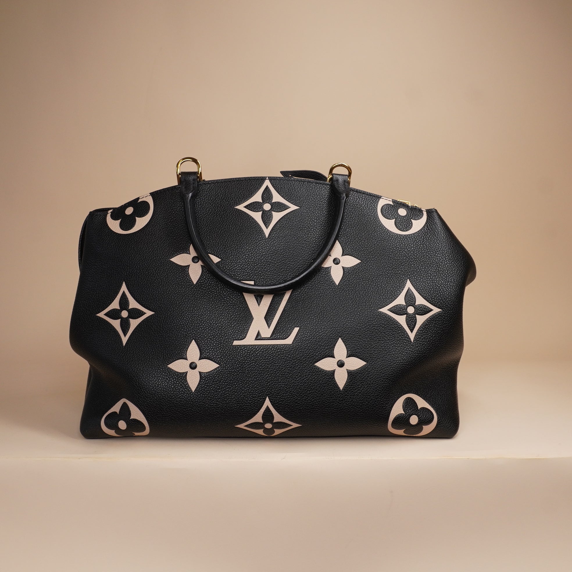 PRE-OWNED LV Empreinte Monogram Giant Petit Palais Black Beige