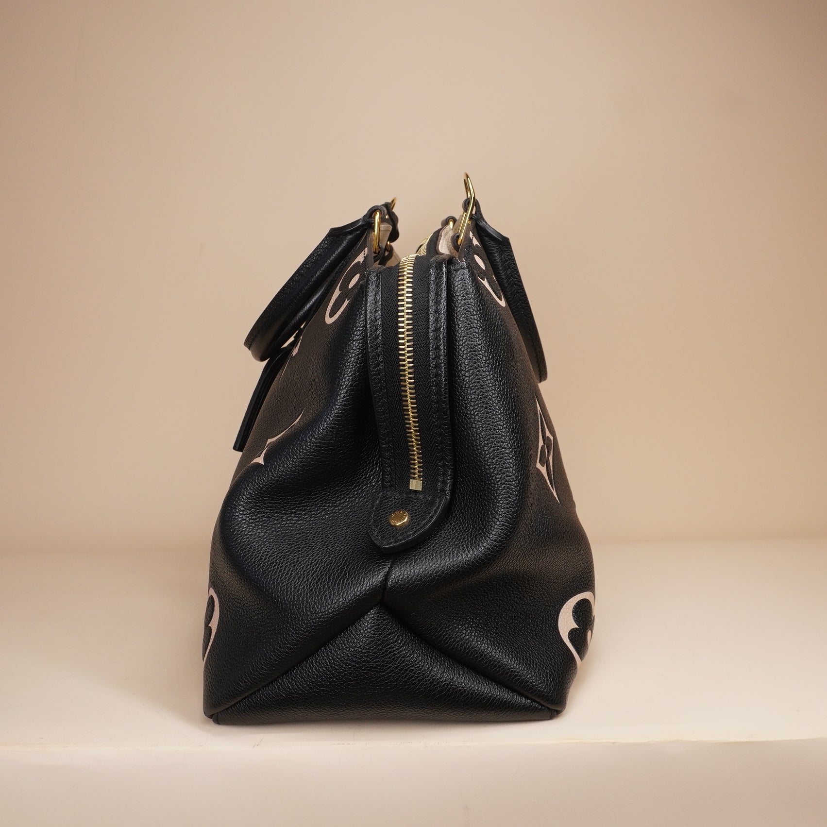 PRE-OWNED LV Empreinte Monogram Giant Petit Palais Black Beige