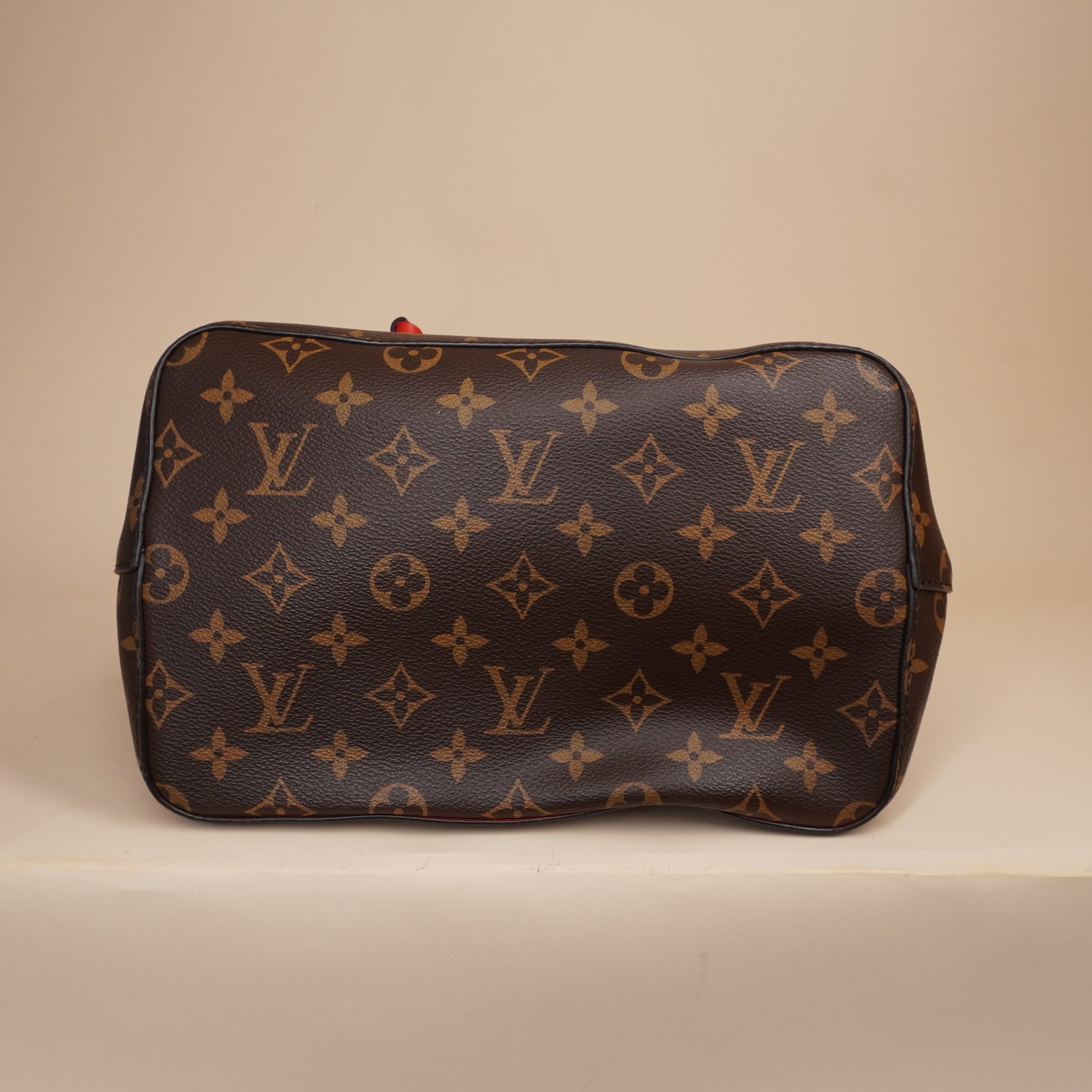 PRE-OWNED LV Coquelicot Monogram Canvas Neonoe MM Shoulder Bag