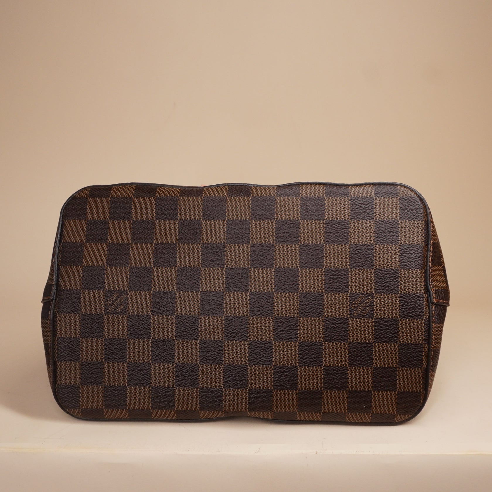 PRE-OWNED LV Venus Pink Damier Ebene Neonoe MM Shoulder Bag