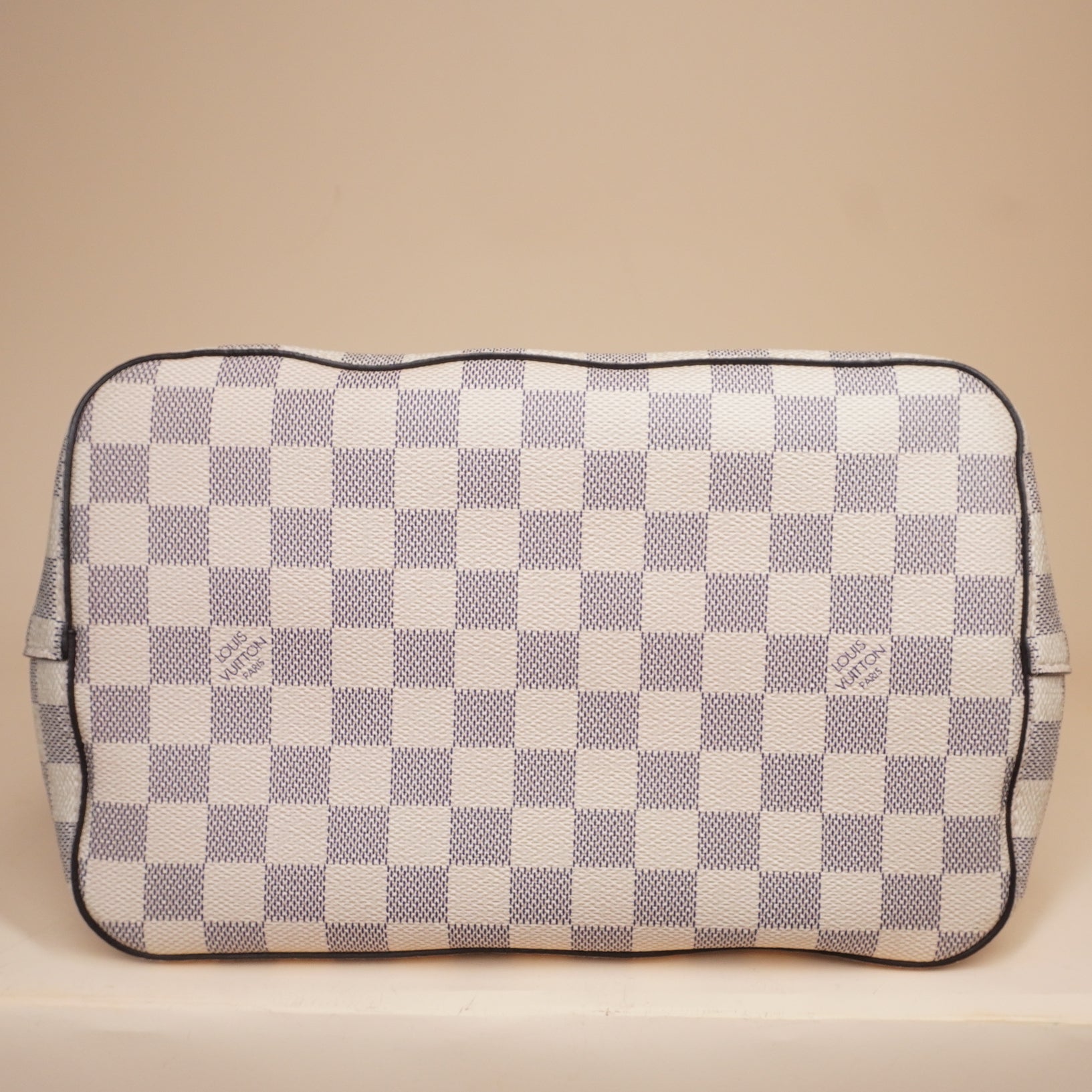 PRE-OWNED LV Damier Azur Neonoe MM Eau De Rose Shoulder Bag