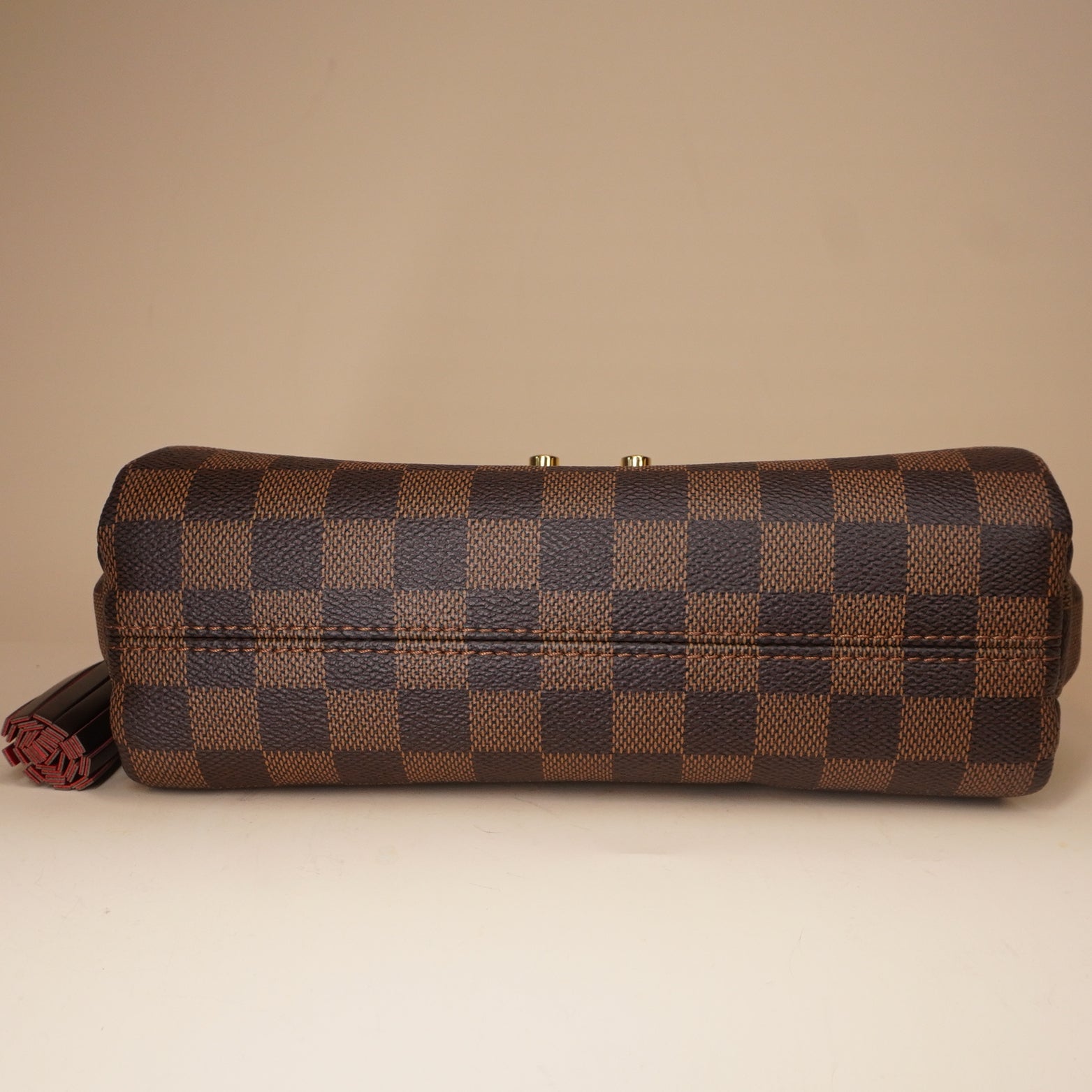 PRE-OWNED LV Damier Ebene Canvas Croisette Crossbody Bag