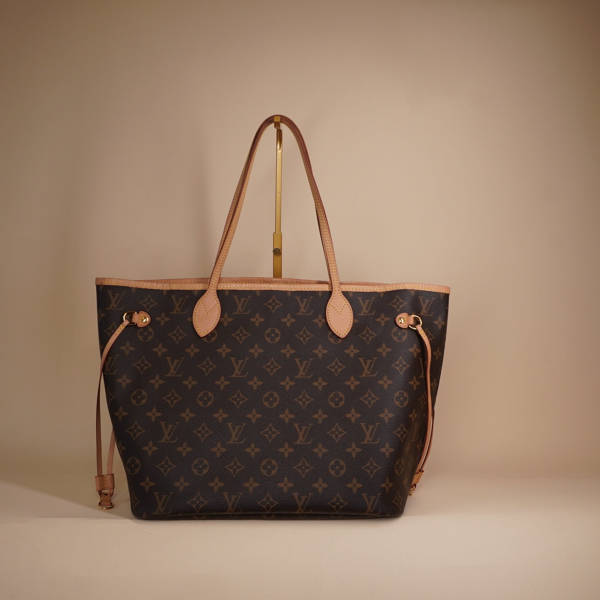 PRE-OWNED LV Monogram Neo Neverfull MM Pivoine
