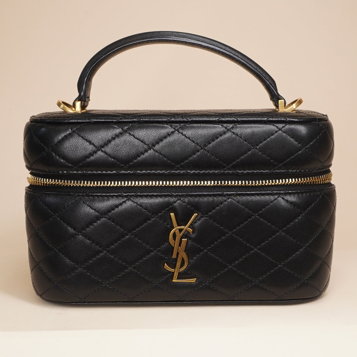 PRE-OWNED Black Gaby Vanity Crossbody Bag