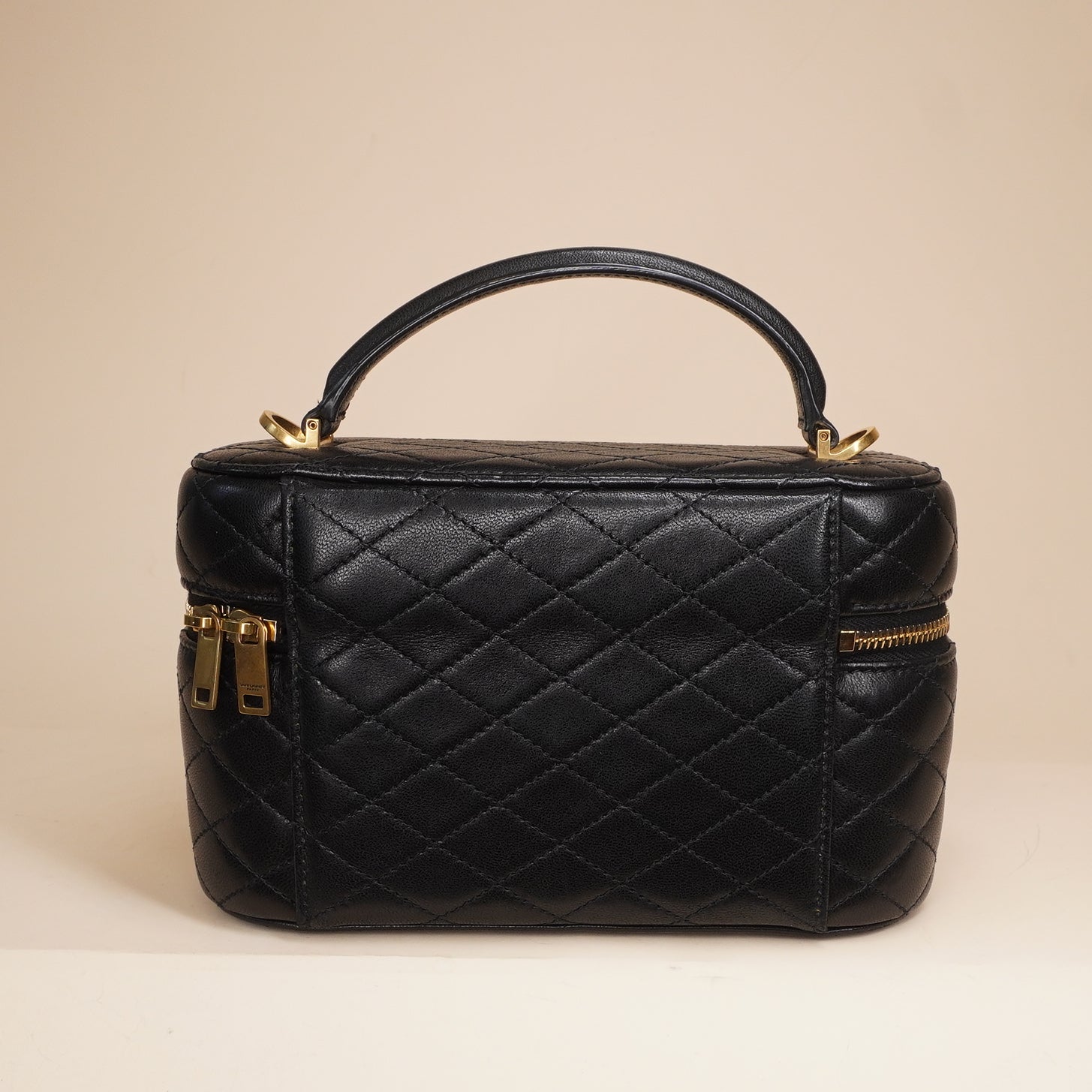 PRE-OWNED Black Gaby Vanity Crossbody Bag