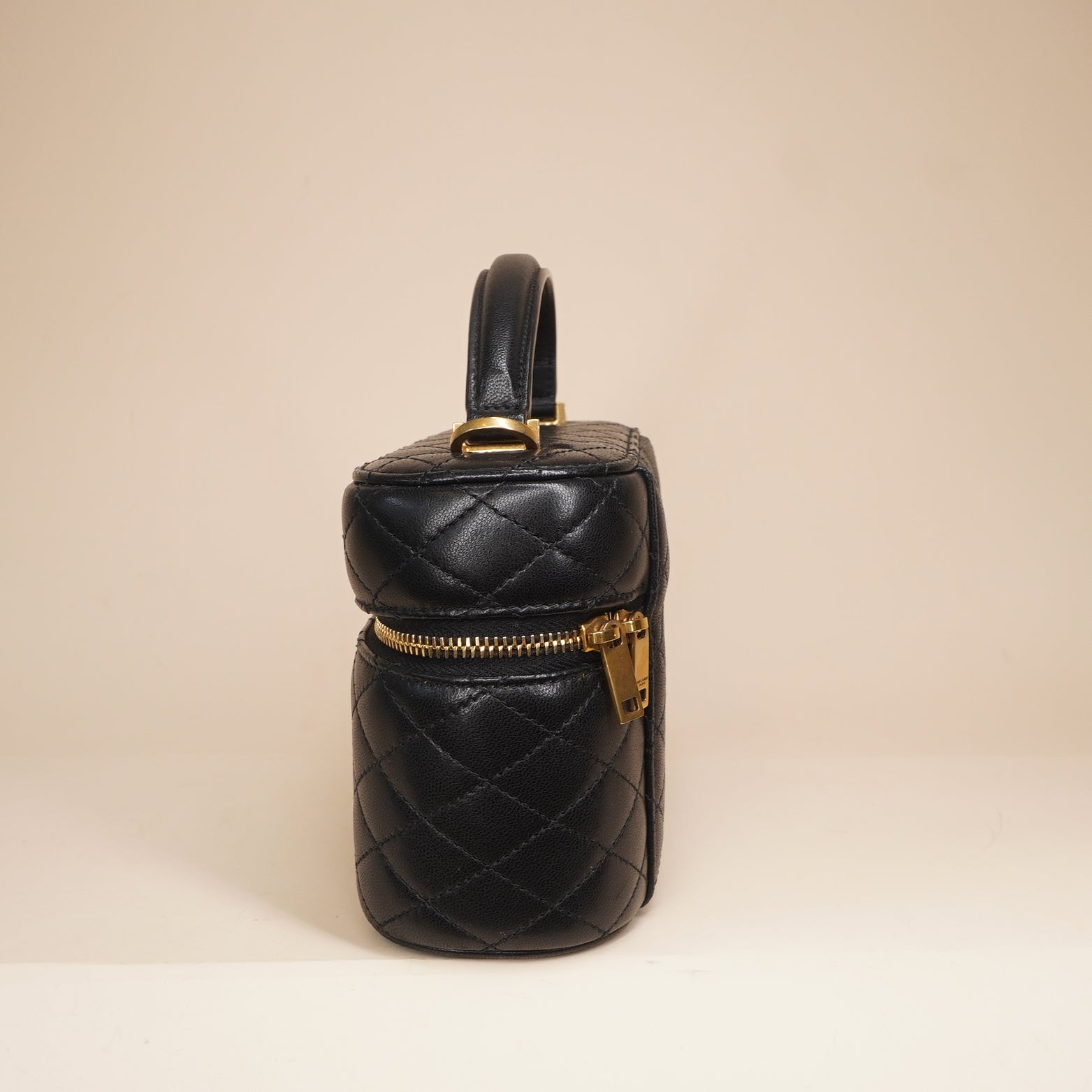 PRE-OWNED Black Gaby Vanity Crossbody Bag
