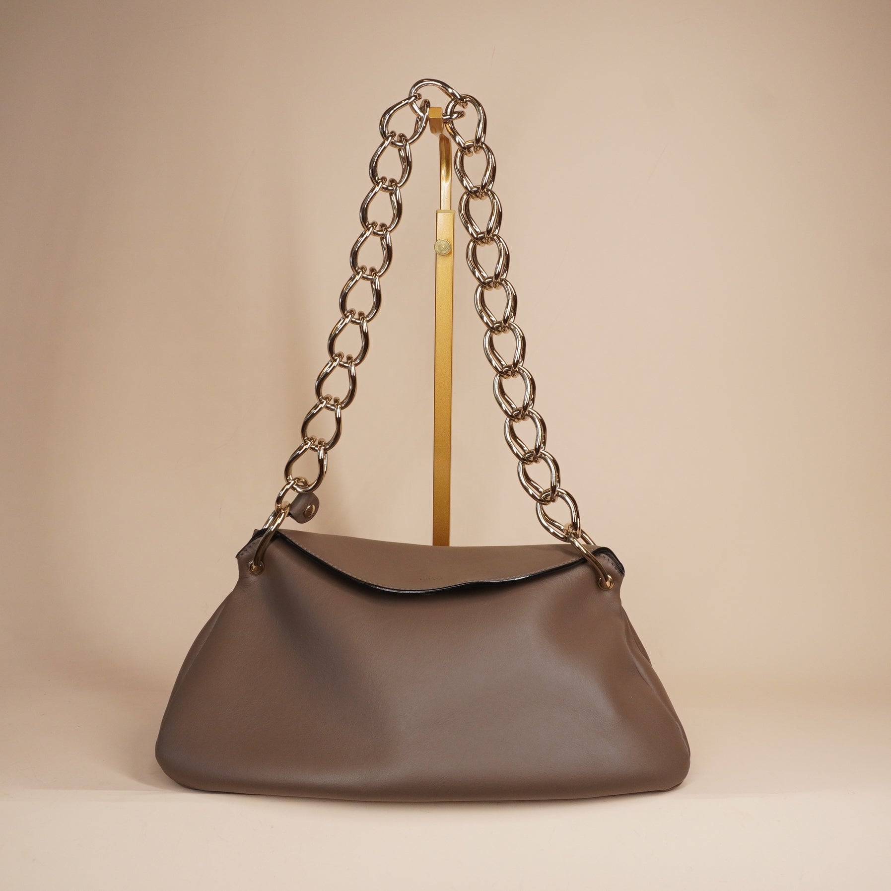 PRE-OWNED Neutral Small Juana Shoulder Bag