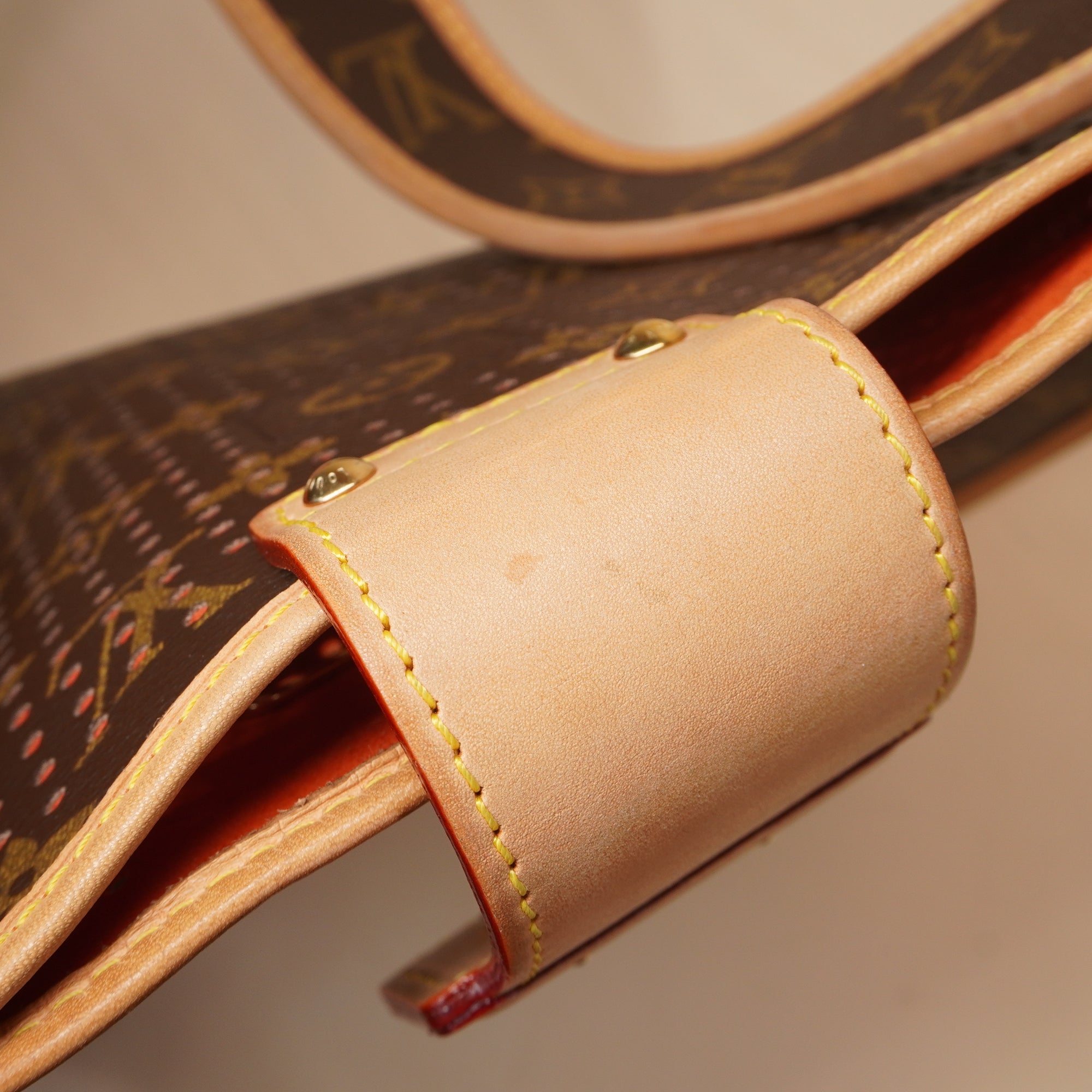 PRE-OWNED LV Musette Perforated Monogram Canvas Crossbody Bag