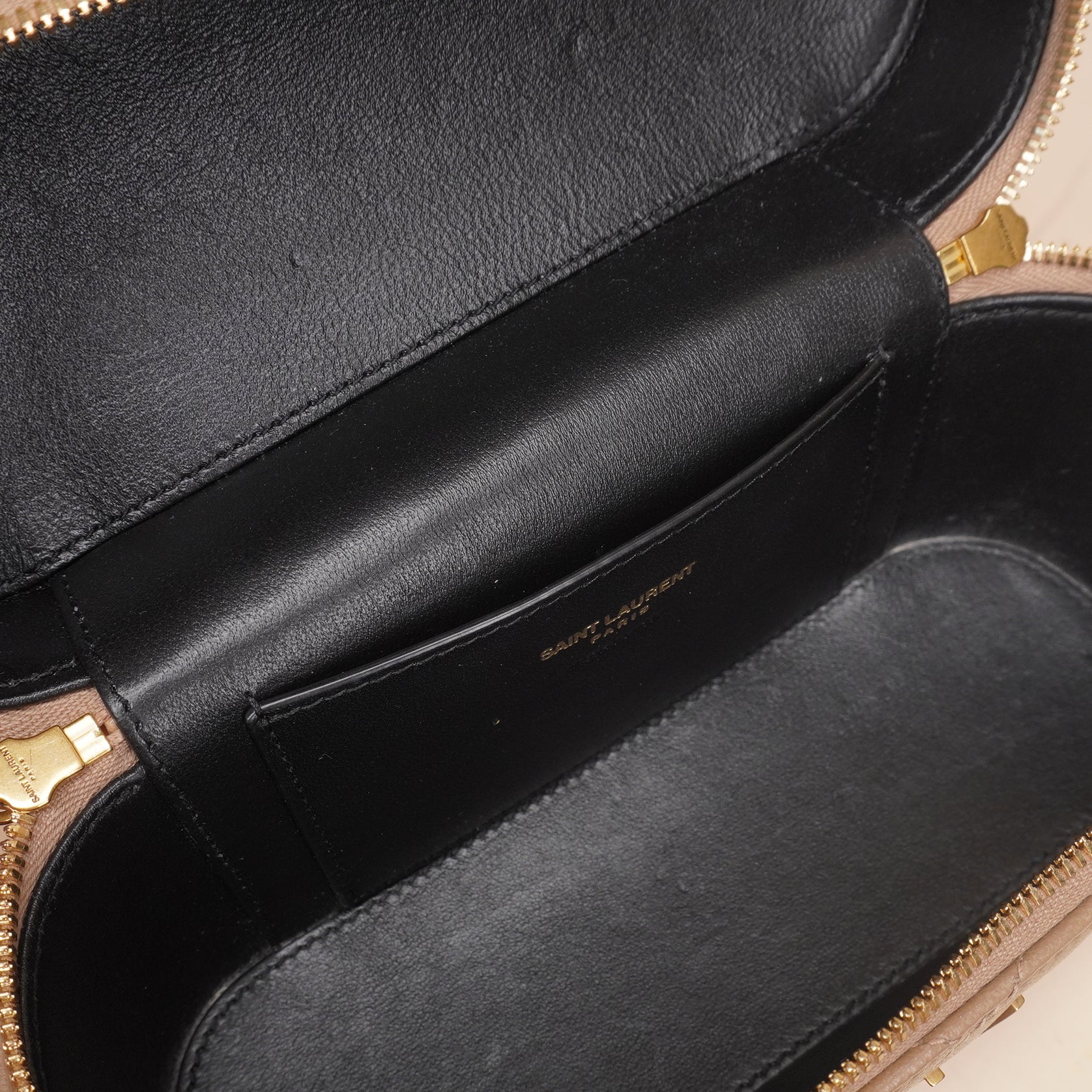PRE-OWNED Beige Gaby Vanity Crossbody Bag