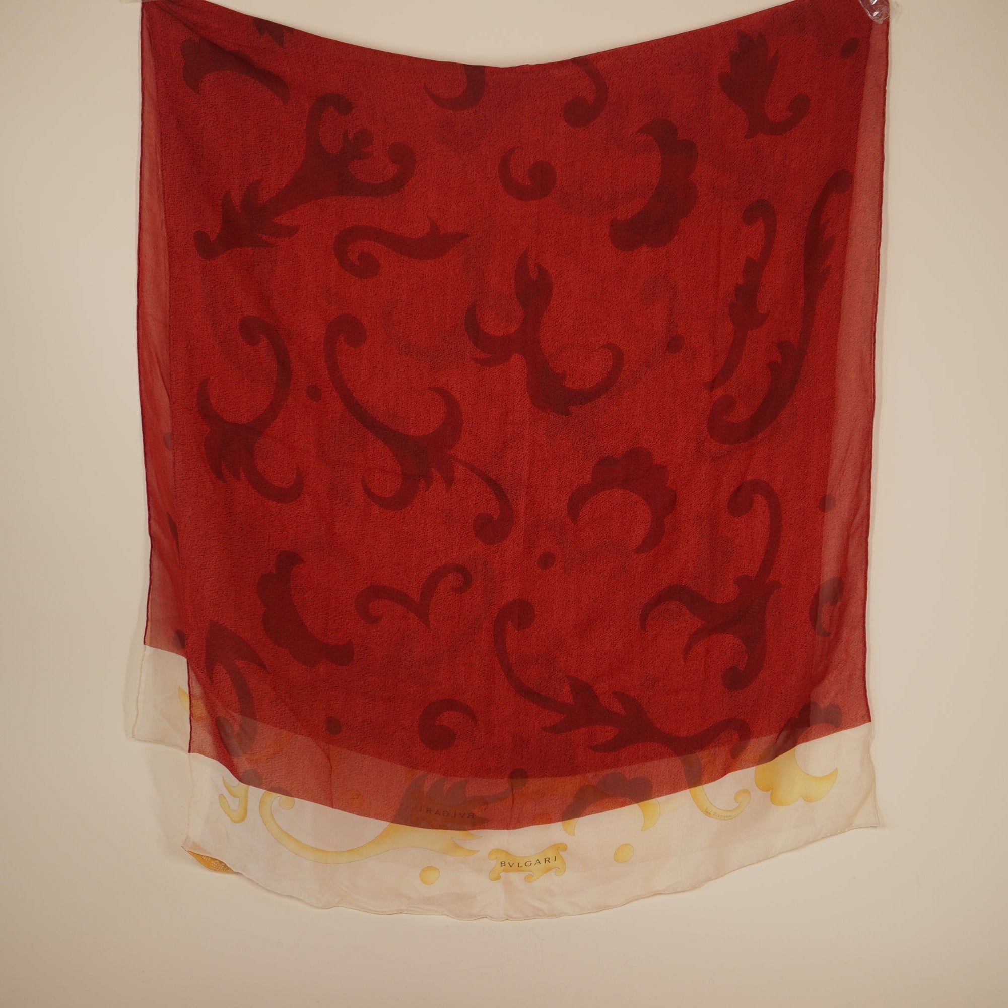 PRE-OWNED Silk Printed Scarf