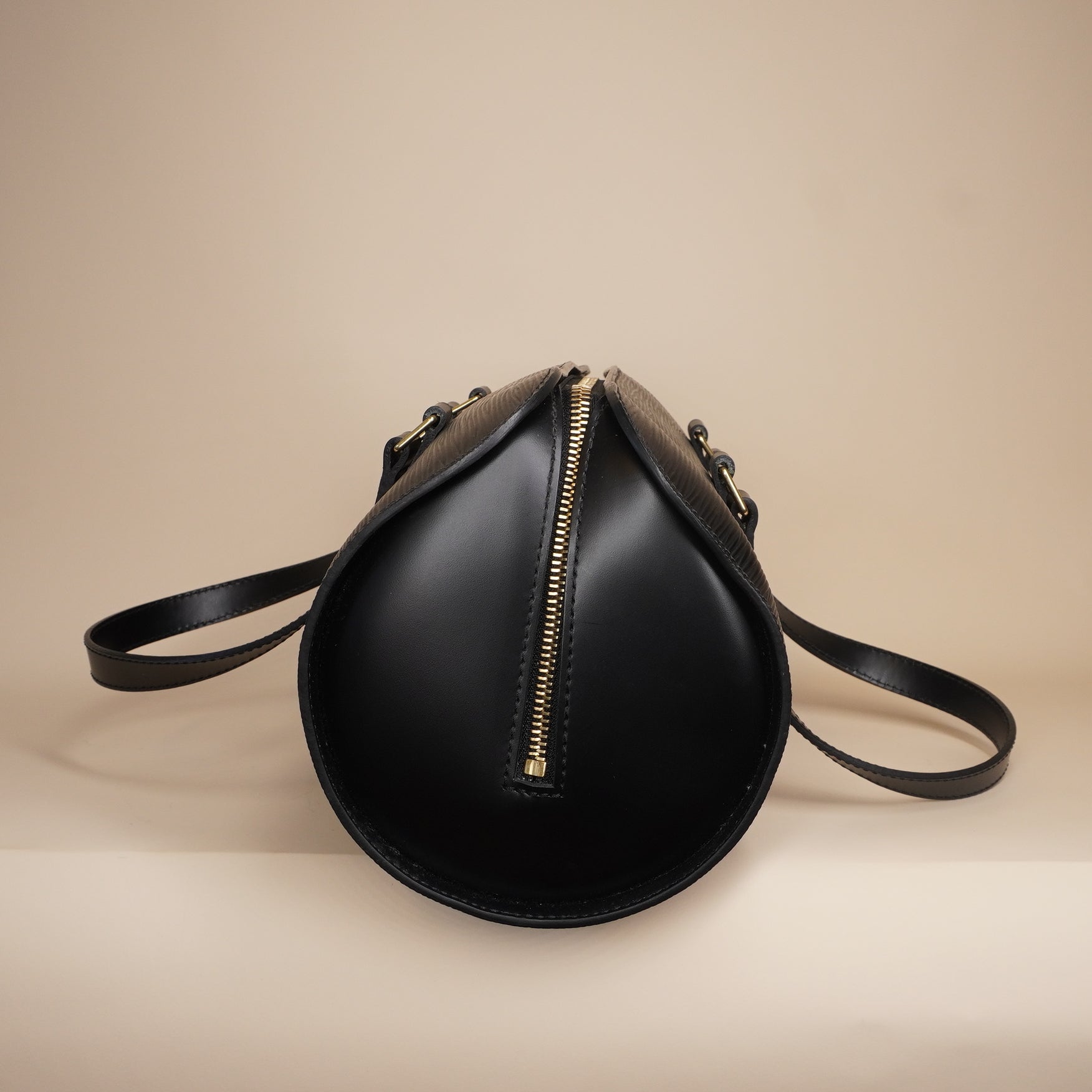 PRE-OWNED LV Black Epi Soufflot Vintage Papillon Shoulder Bag