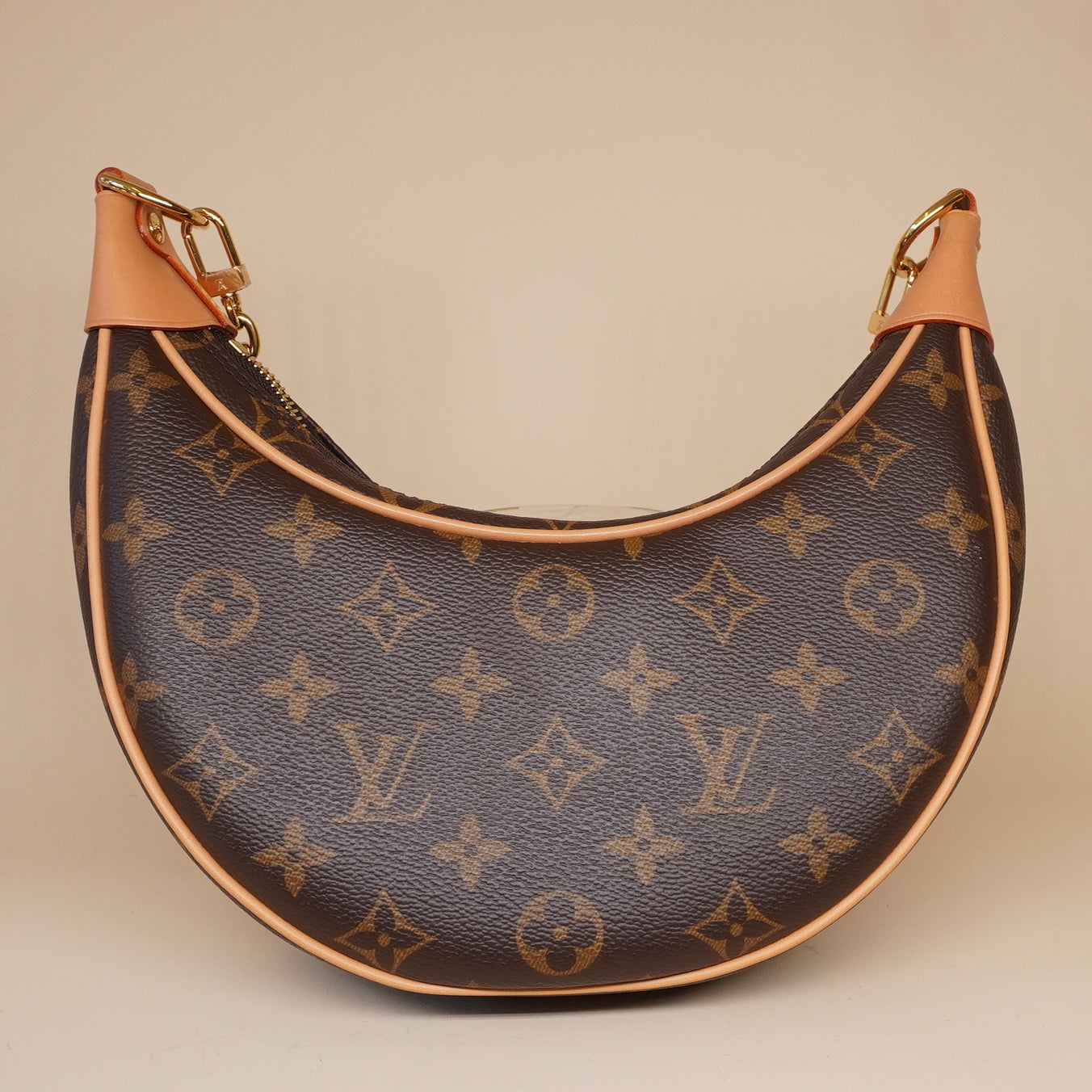 PRE-OWNED LV Monogram Canvas Loop Shoulder Bag