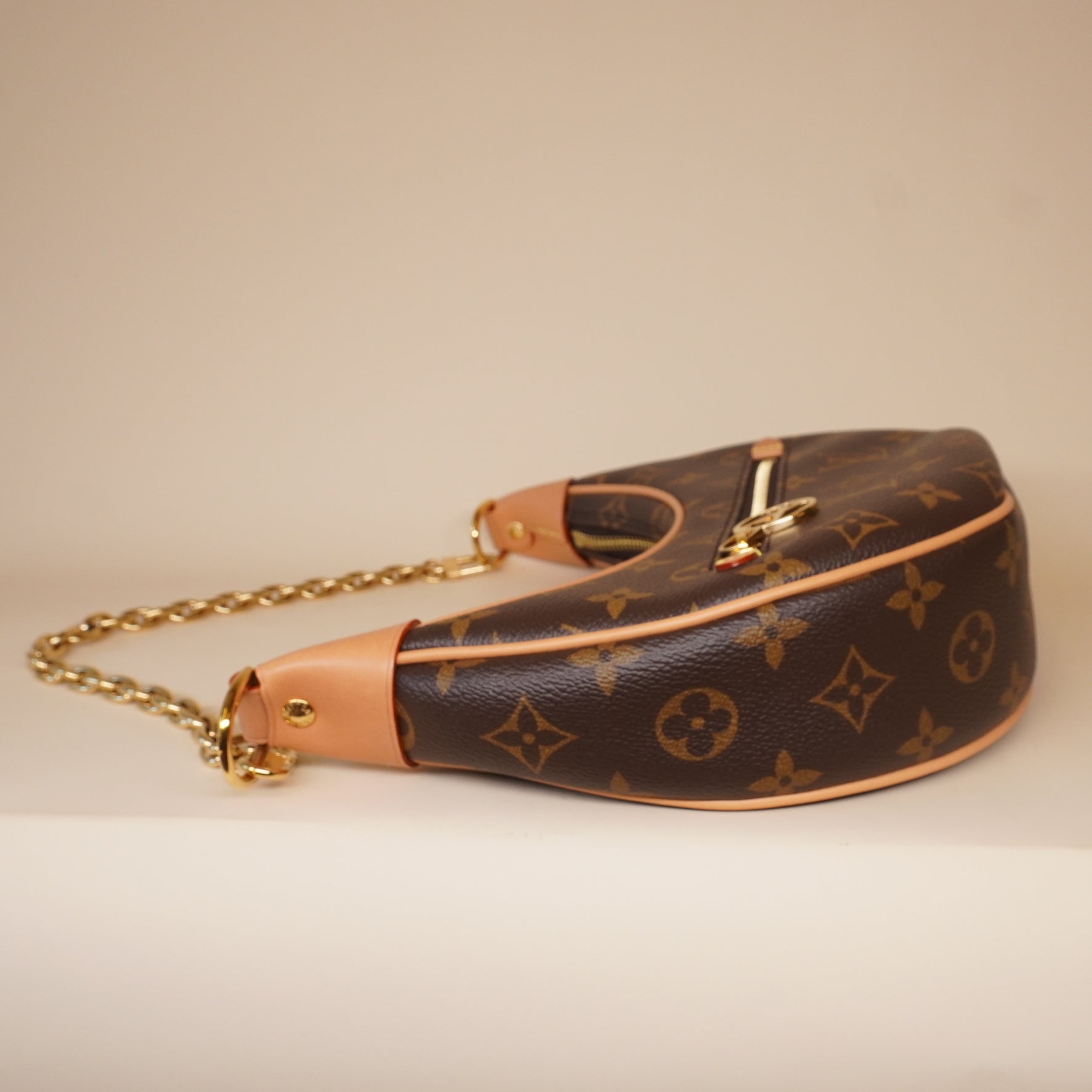 PRE-OWNED LV Monogram Canvas Loop Shoulder Bag