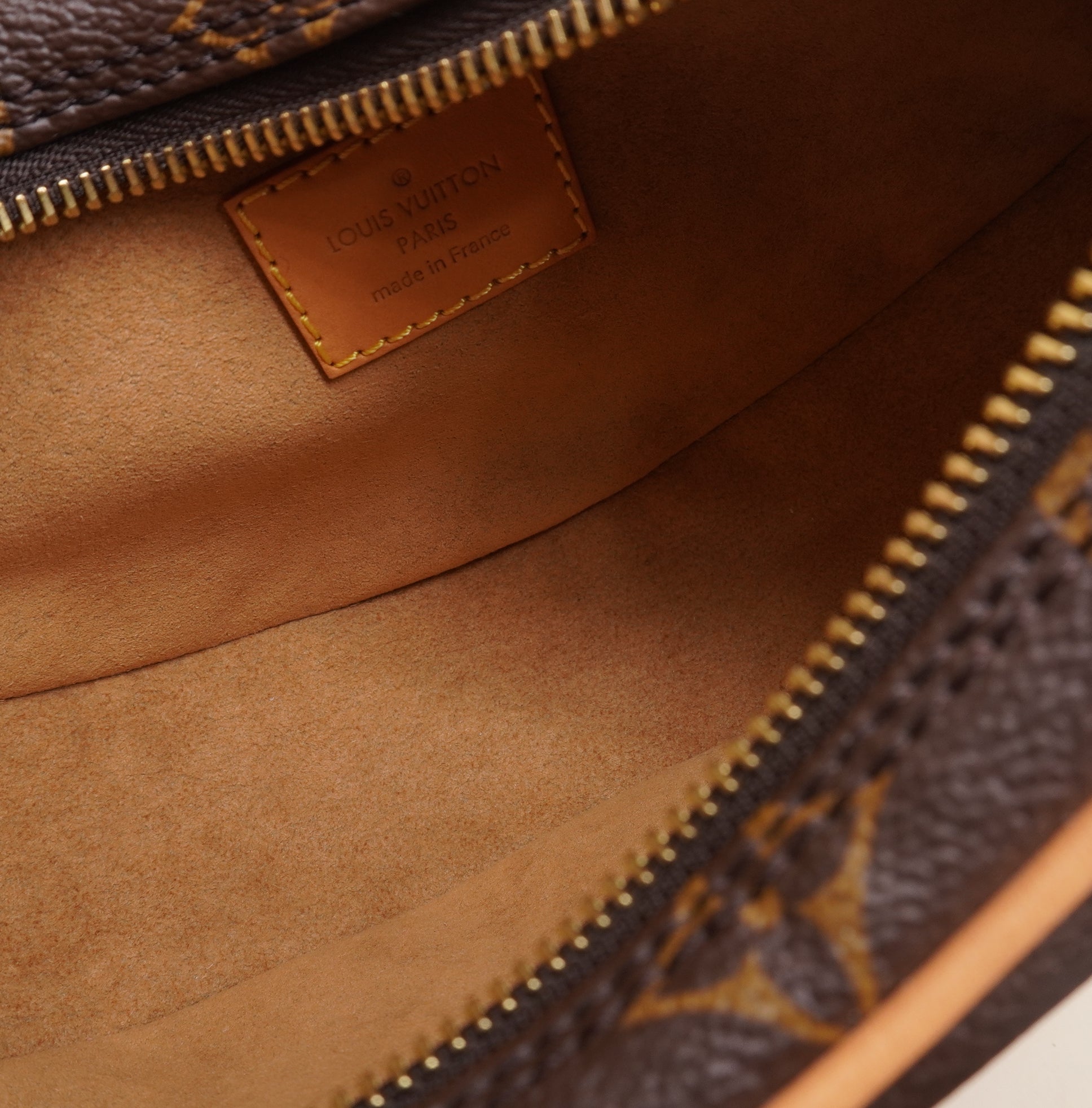 PRE-OWNED LV Monogram Canvas Loop Shoulder Bag