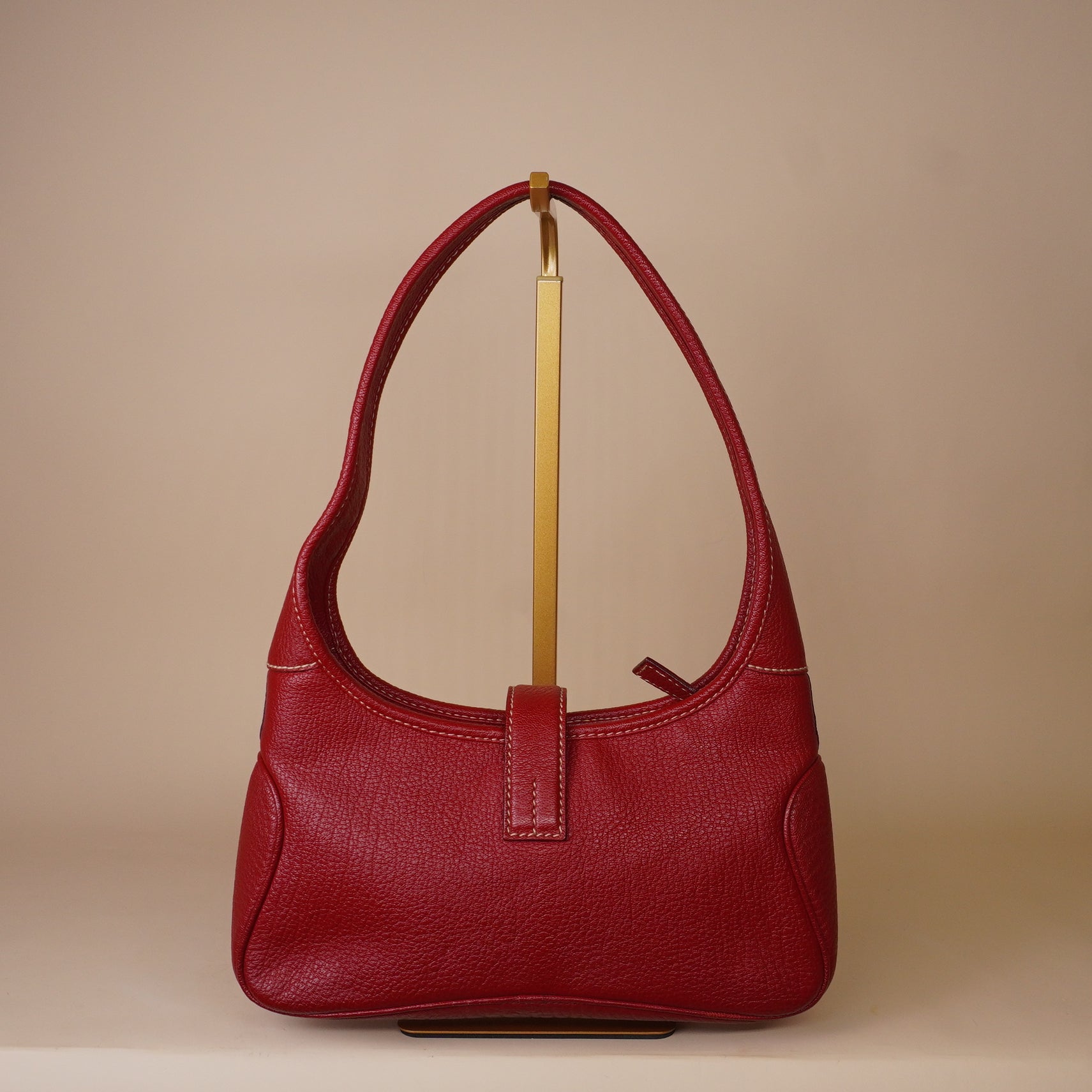 PRE-OWNED Vara Red Leather Shoulder Bag