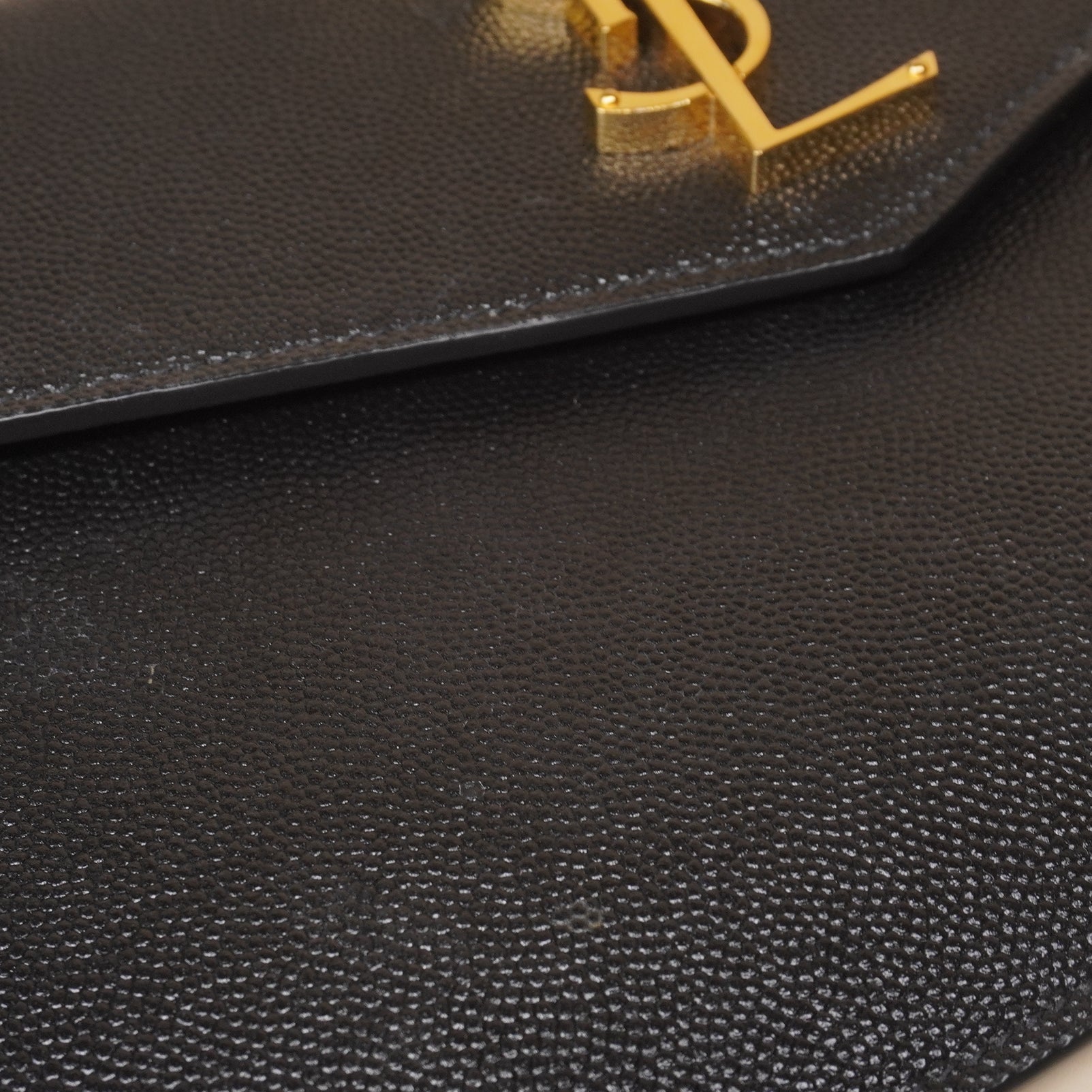 PRE-OWNED Grain De Poudre Uptown Pouch Black