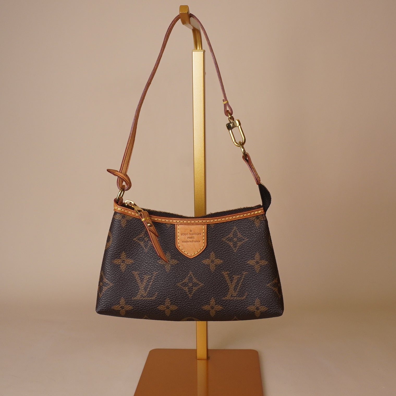 PRE-OWNED LV Monogram Canvas Mini Delightful Pochette Bag