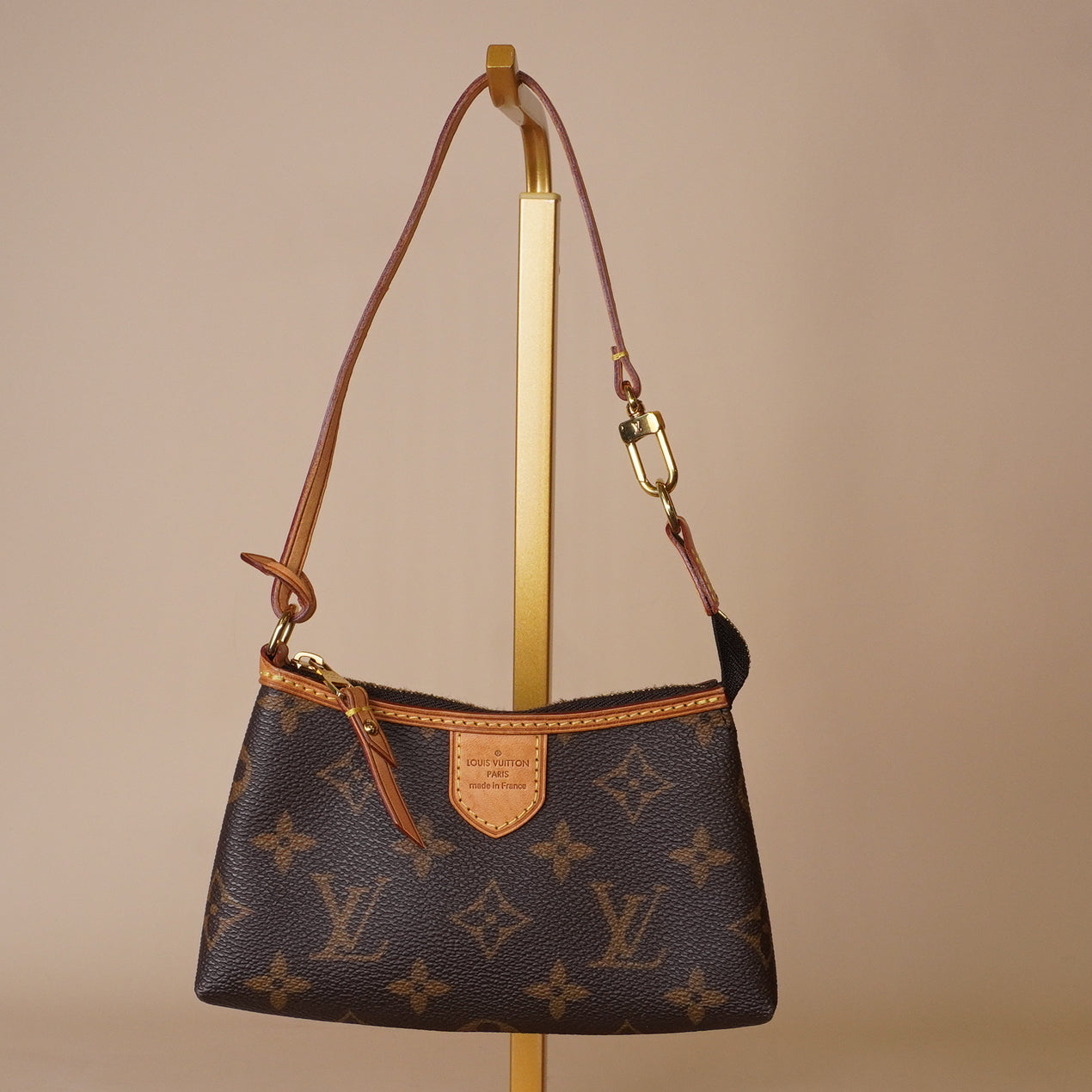 PRE-OWNED LV Monogram Canvas Mini Delightful Pochette Bag