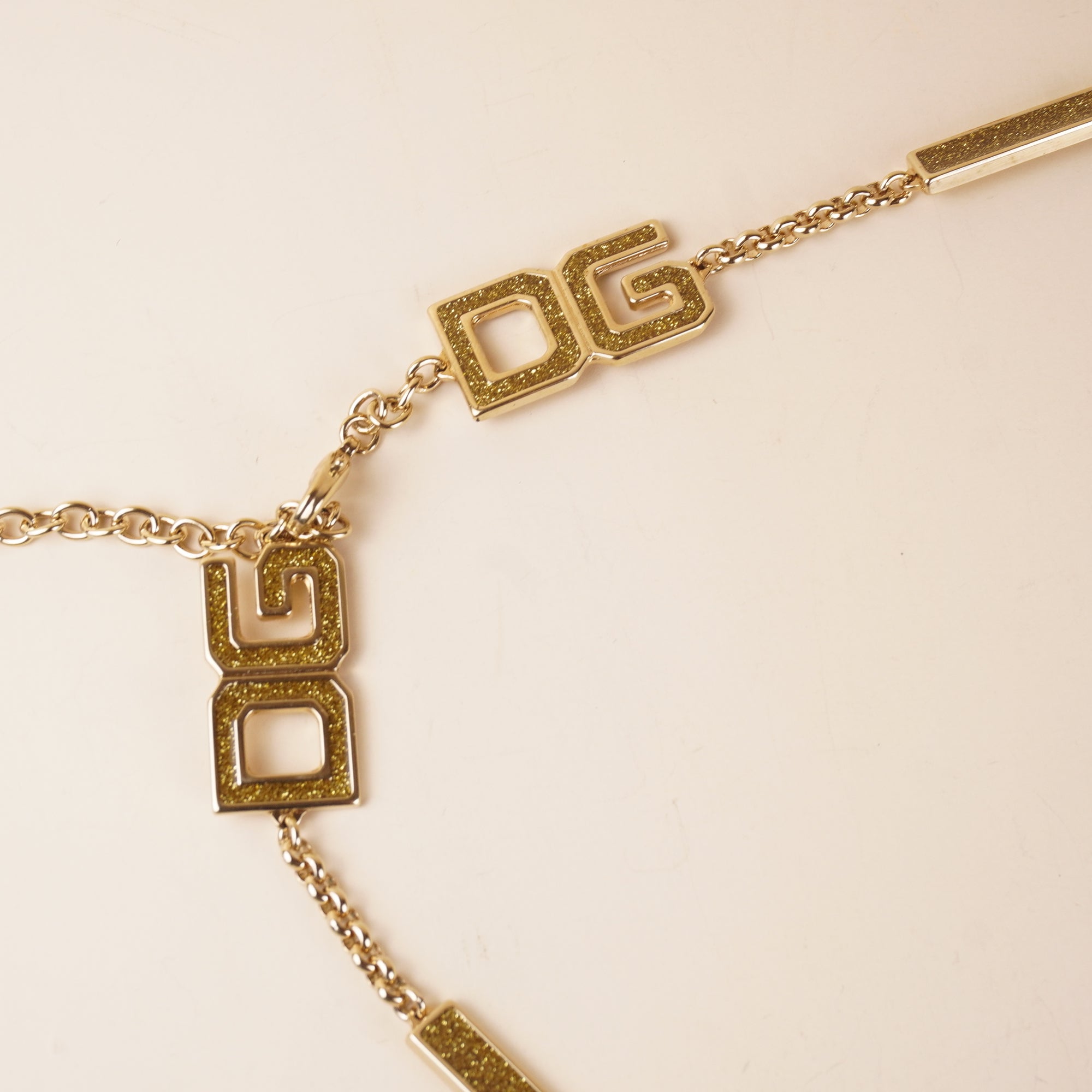 PRE-OWNED Skinny Gold Plated Waist Belt
