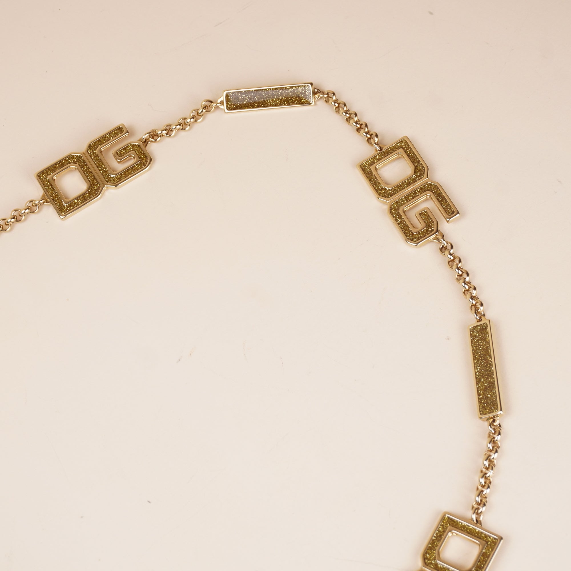 PRE-OWNED Skinny Gold Plated Waist Belt