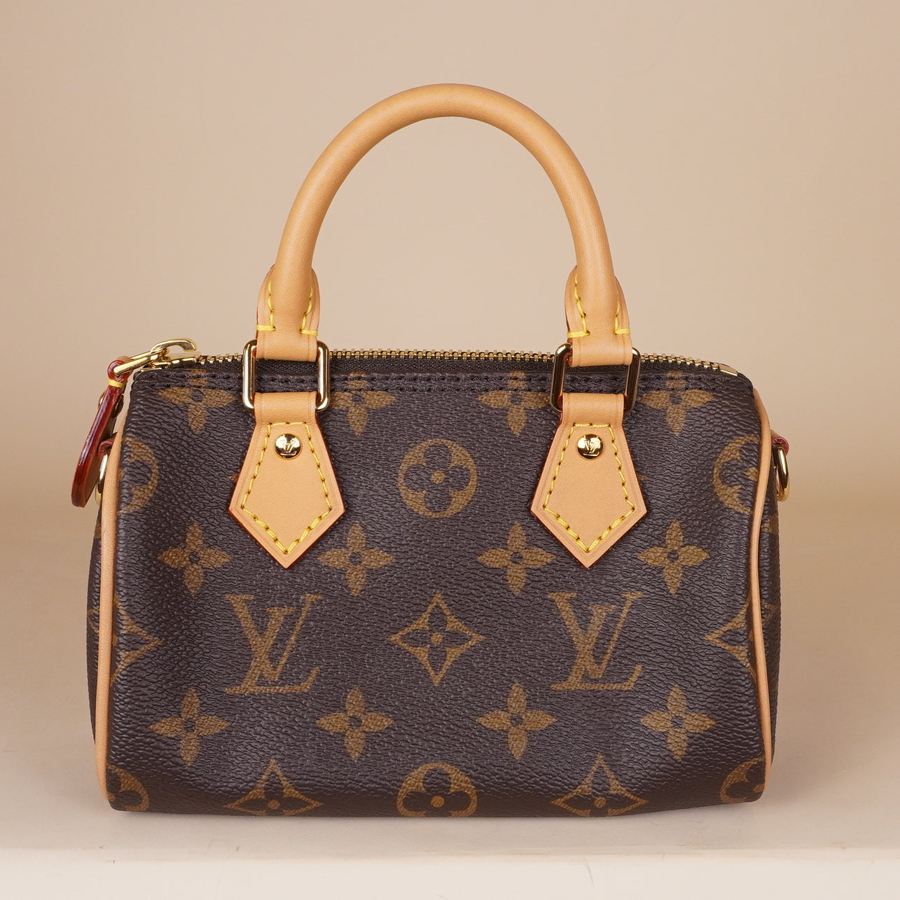 PRE-OWNED LV Monogram Canvas Nano Speedy Bag