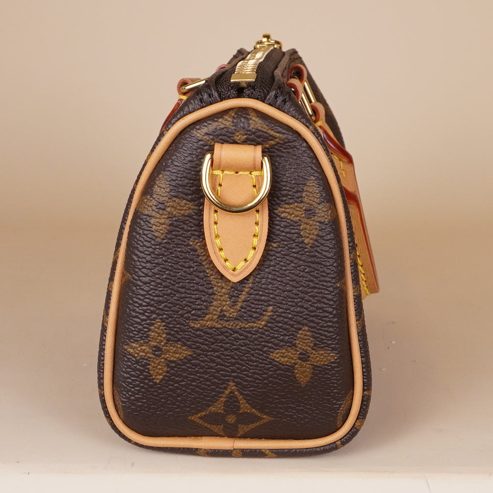 PRE-OWNED LV Monogram Canvas Nano Speedy Bag